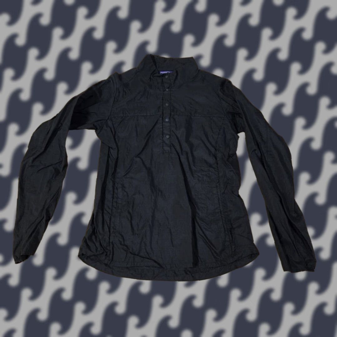 Patagonia Patagonia Jacket Womens Small Black Windbreaker Snap Outdoor Casual Travel Size S / US 4 / IT 40 - 1 Thumbnail