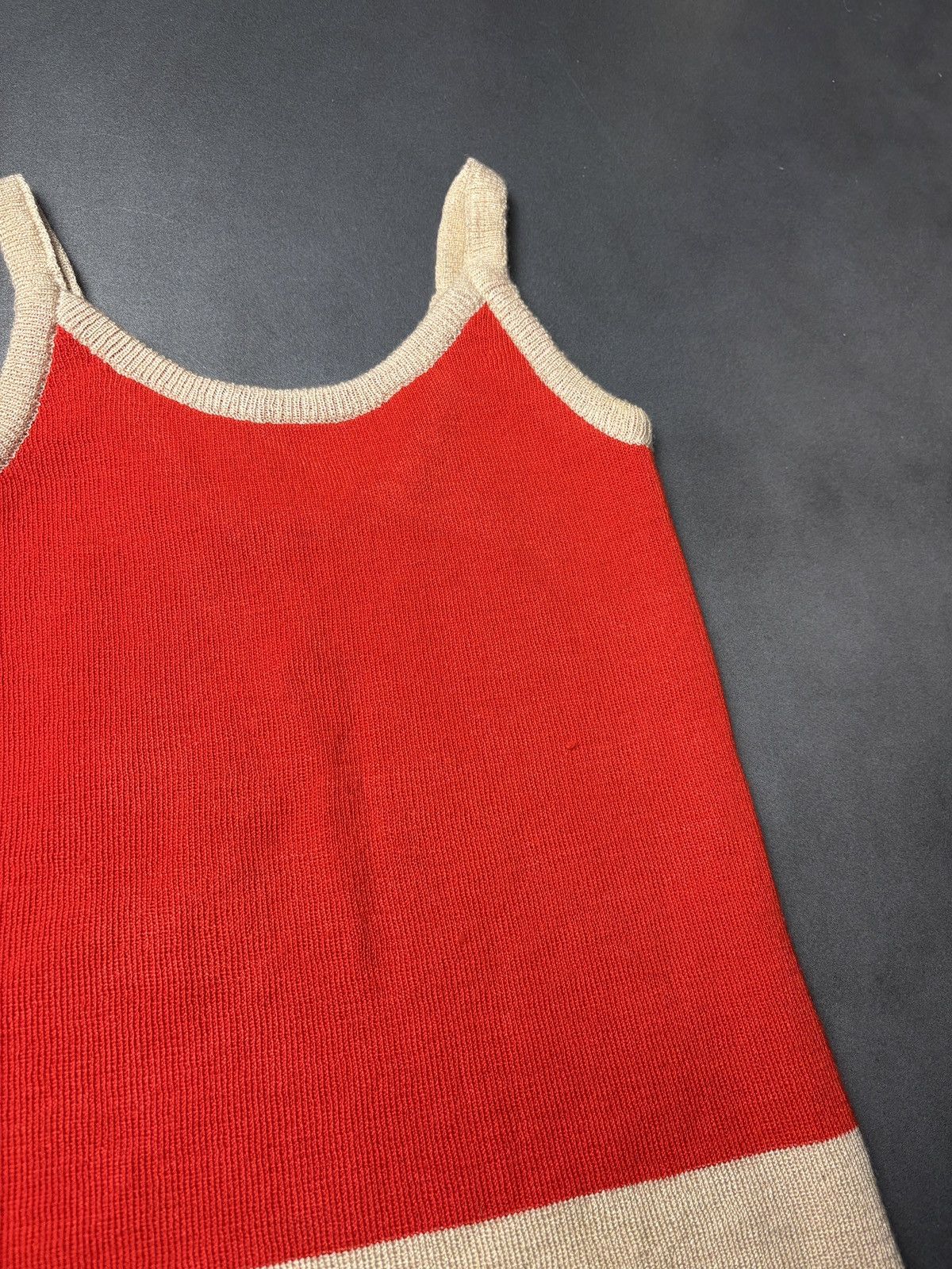 Vintage Vintage Knit Tank Top Embroidered Wool Sleeveless Floral 70s Size XS / US 0-2 / IT 36-38 - 6 Thumbnail