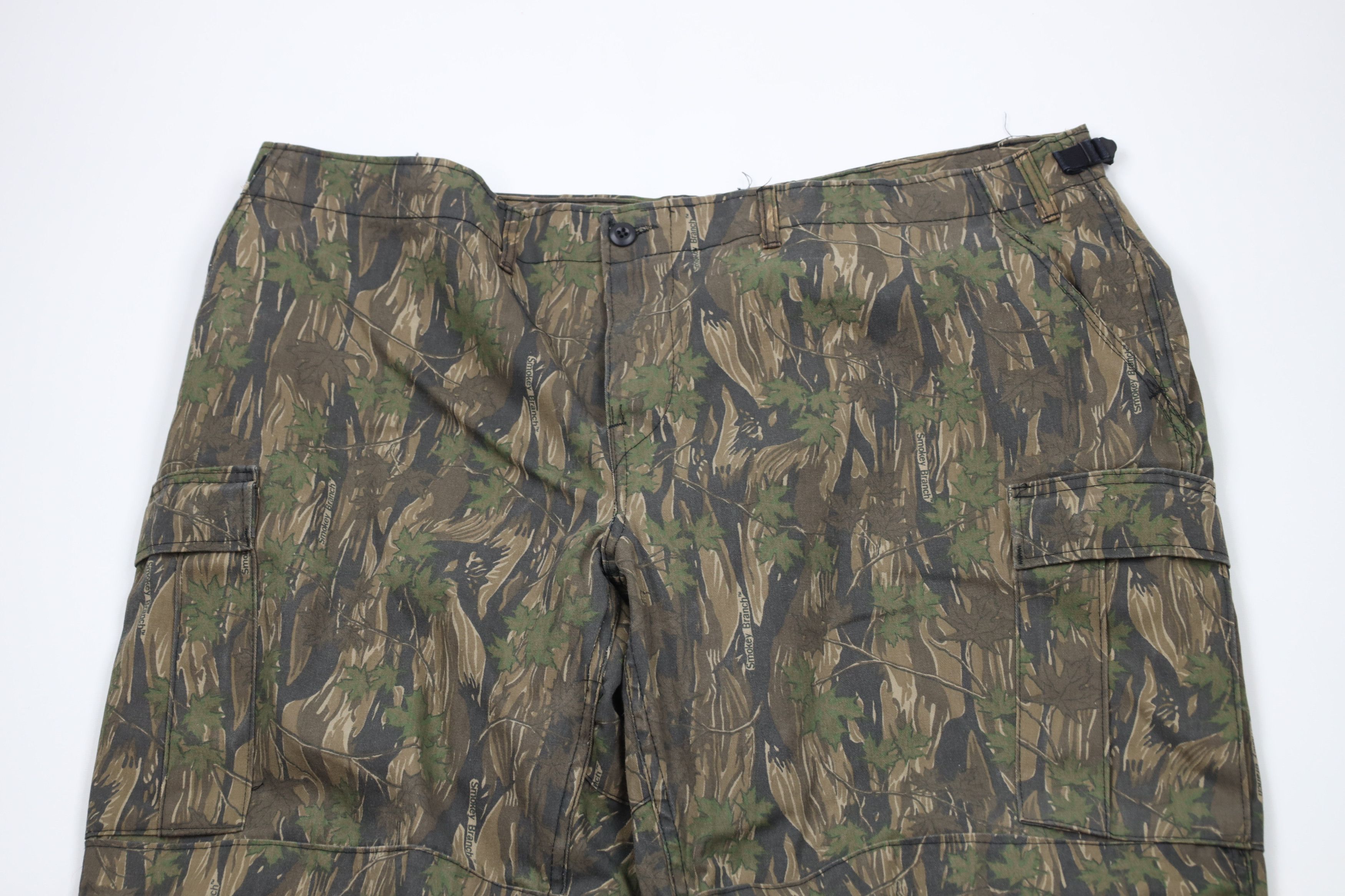 Vintage Vintage 90s Smokey Camouflage Wide Leg Cargo Pants USA Size US 40 / EU 56 - 2 Thumbnail