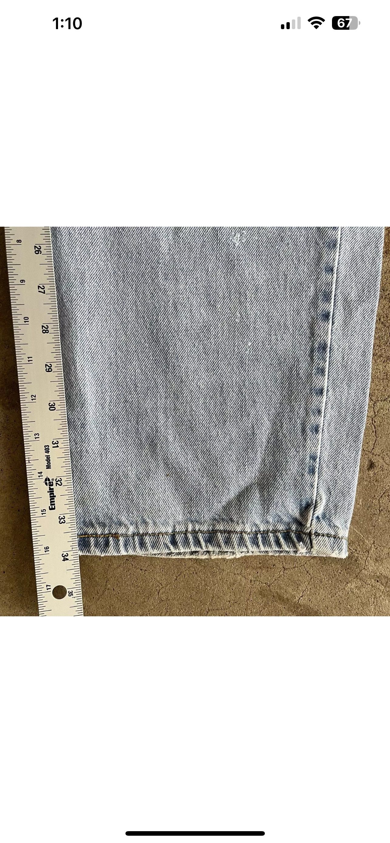 Levi's Vintage Levi's 550 Light Wash Size US 36 / EU 52 - 9 Thumbnail