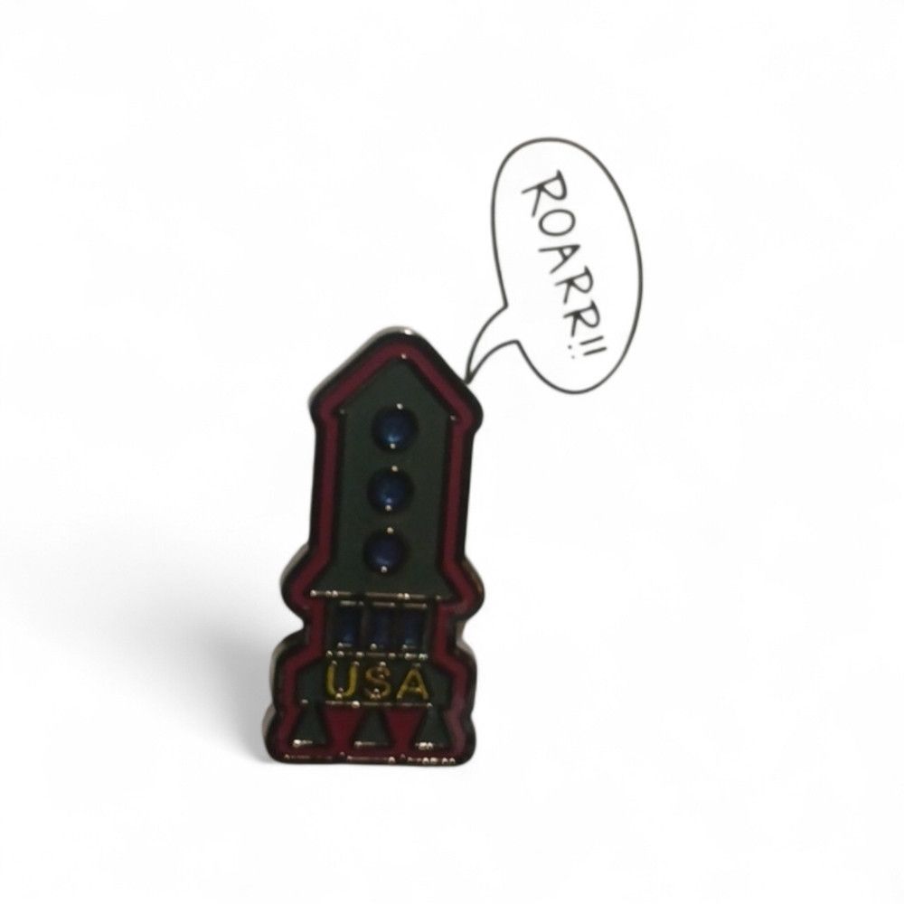 PINTRILL PINTRILL x COACH USA Rocket Enamel Pin NWOT Size ONE SIZE - 1 Thumbnail
