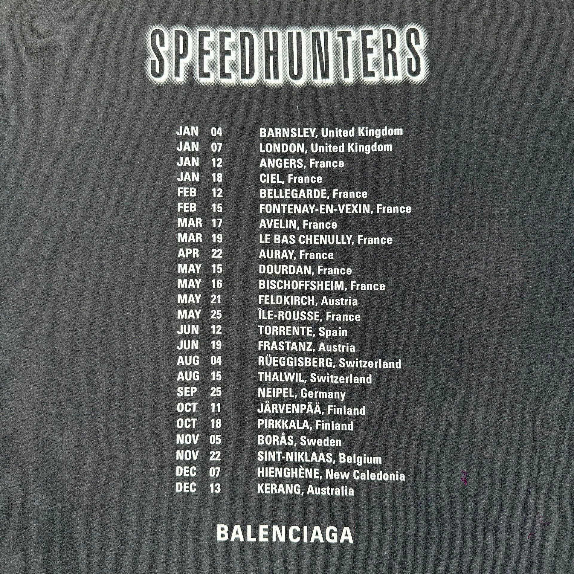 Balenciaga balenciaga speedhunters short sleeve t-shirt Size US S / EU 44-46 / 1 - 7 Thumbnail