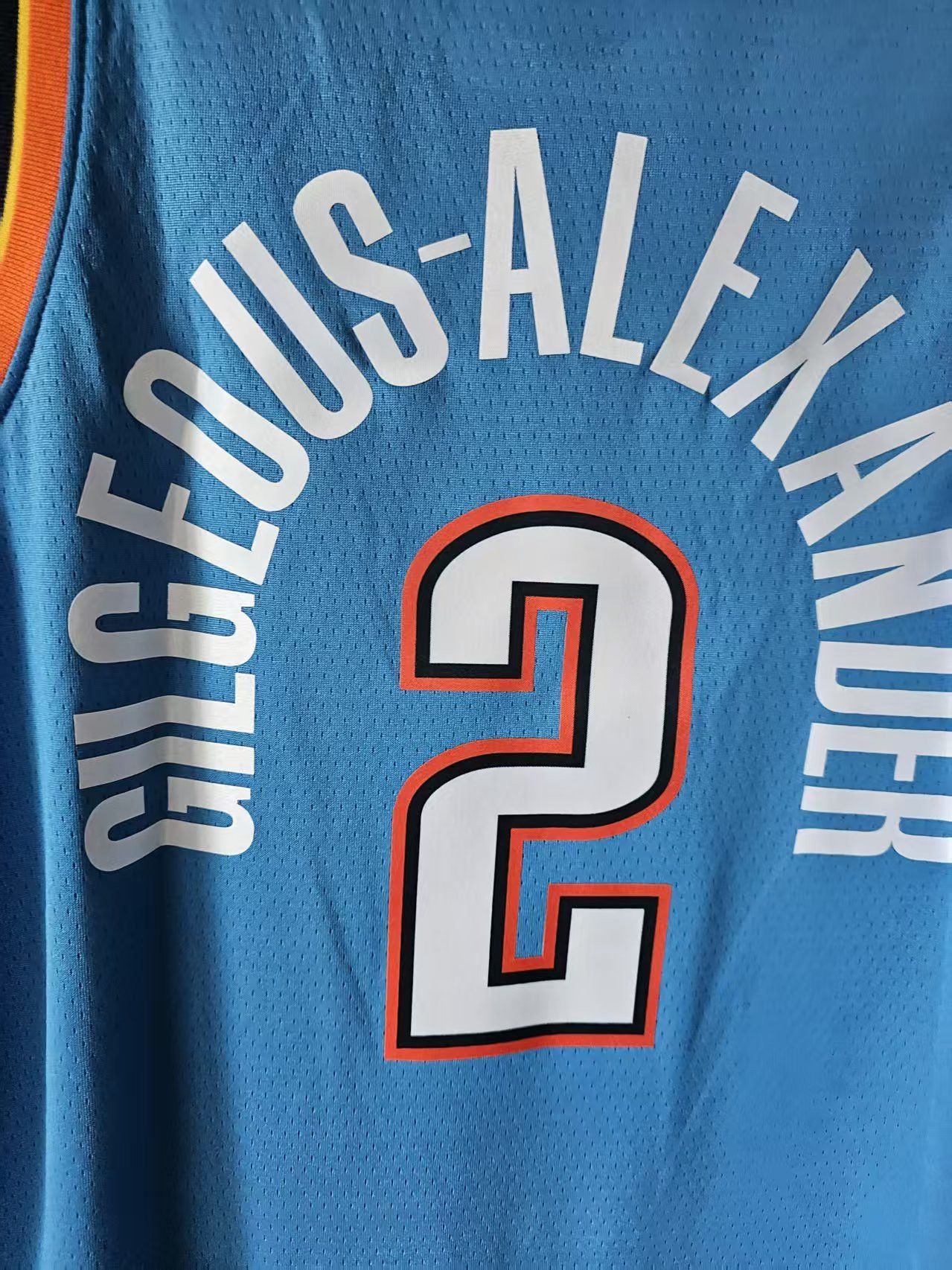 NBA Oklahoma City Thunder 2 Shai Gilgeous-Alexander Jersey Blue Size US M / EU 48-50 / 2 - 4 Thumbnail