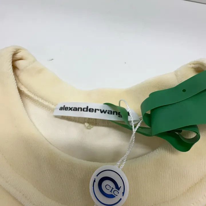Alexander Wang Alexander Wang Velvet Embellished Pullover Sweatshirt - Size S / US 4 / IT 40 - 5 Thumbnail