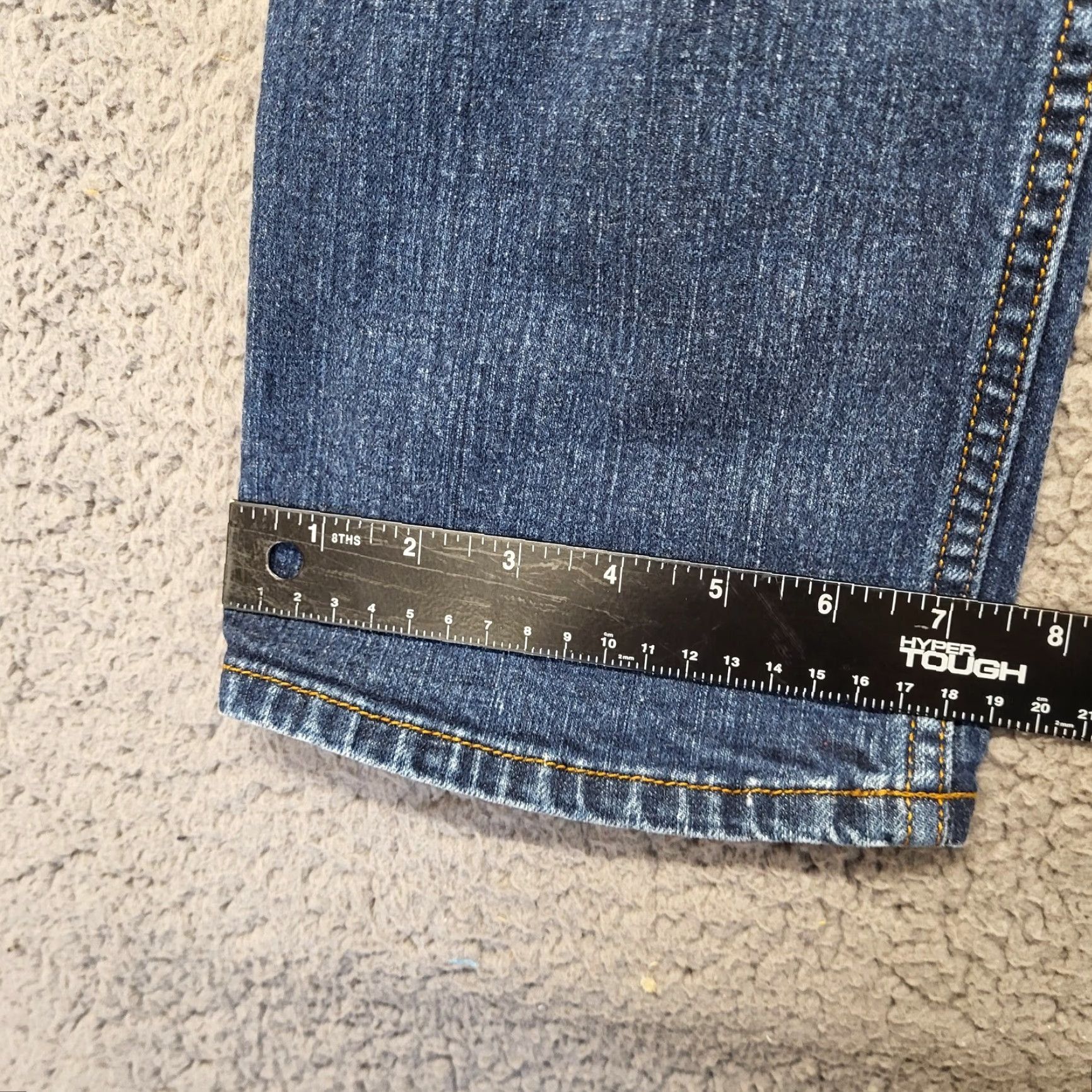 Vintage VINTAGE AriZona Jeans Men 34x29 Slim Straight Blue Denim Stretch 5-Pocket USA Seamed Belt Loops Modern Levi's 505 Style Size US 34 / EU 50 - 7 Thumbnail