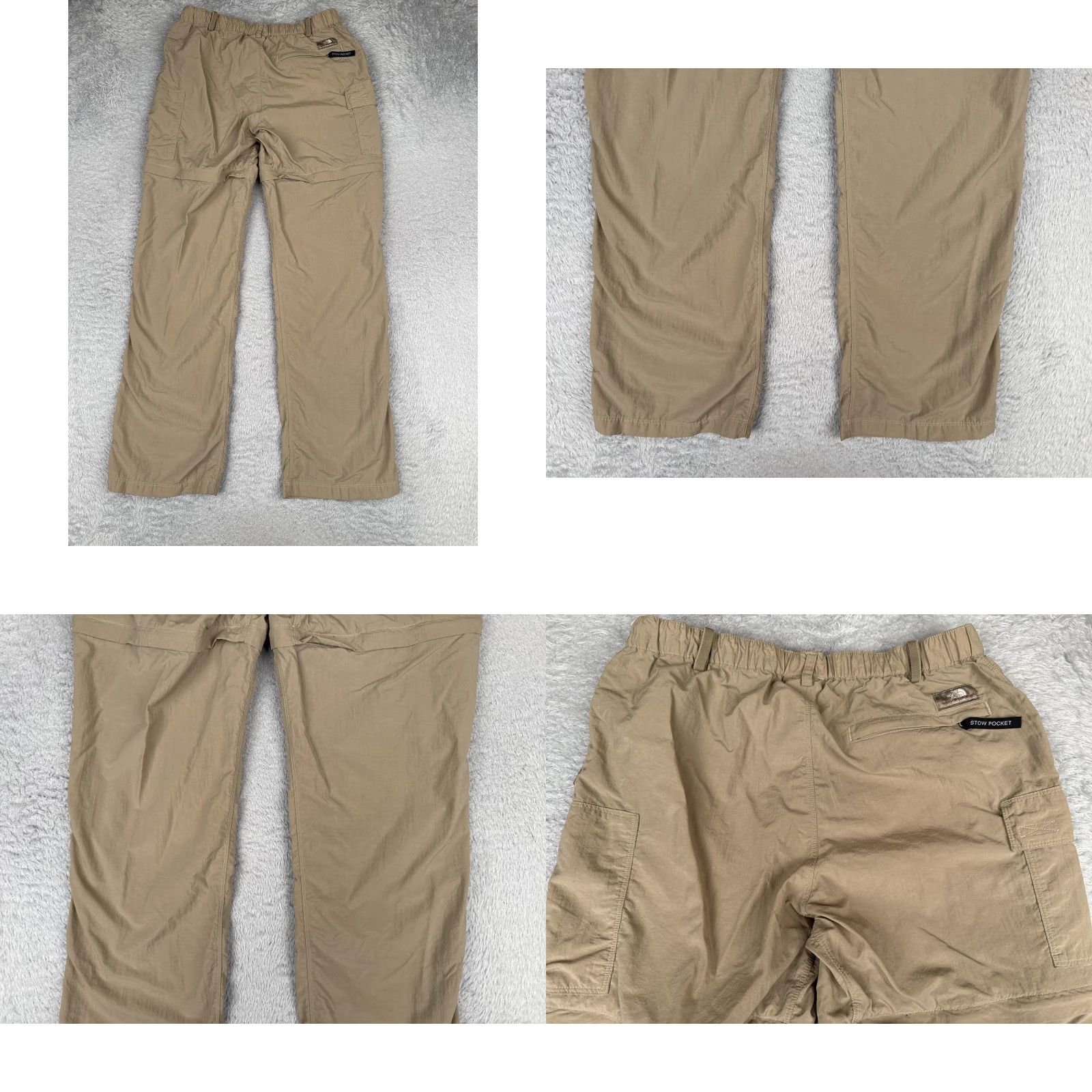The North Face VINTAGE The North Face Pants Womens Medium Beige Hiking Nylon Elastic Waist Trail Size 32" / US 10 / IT 46 - 9 Thumbnail
