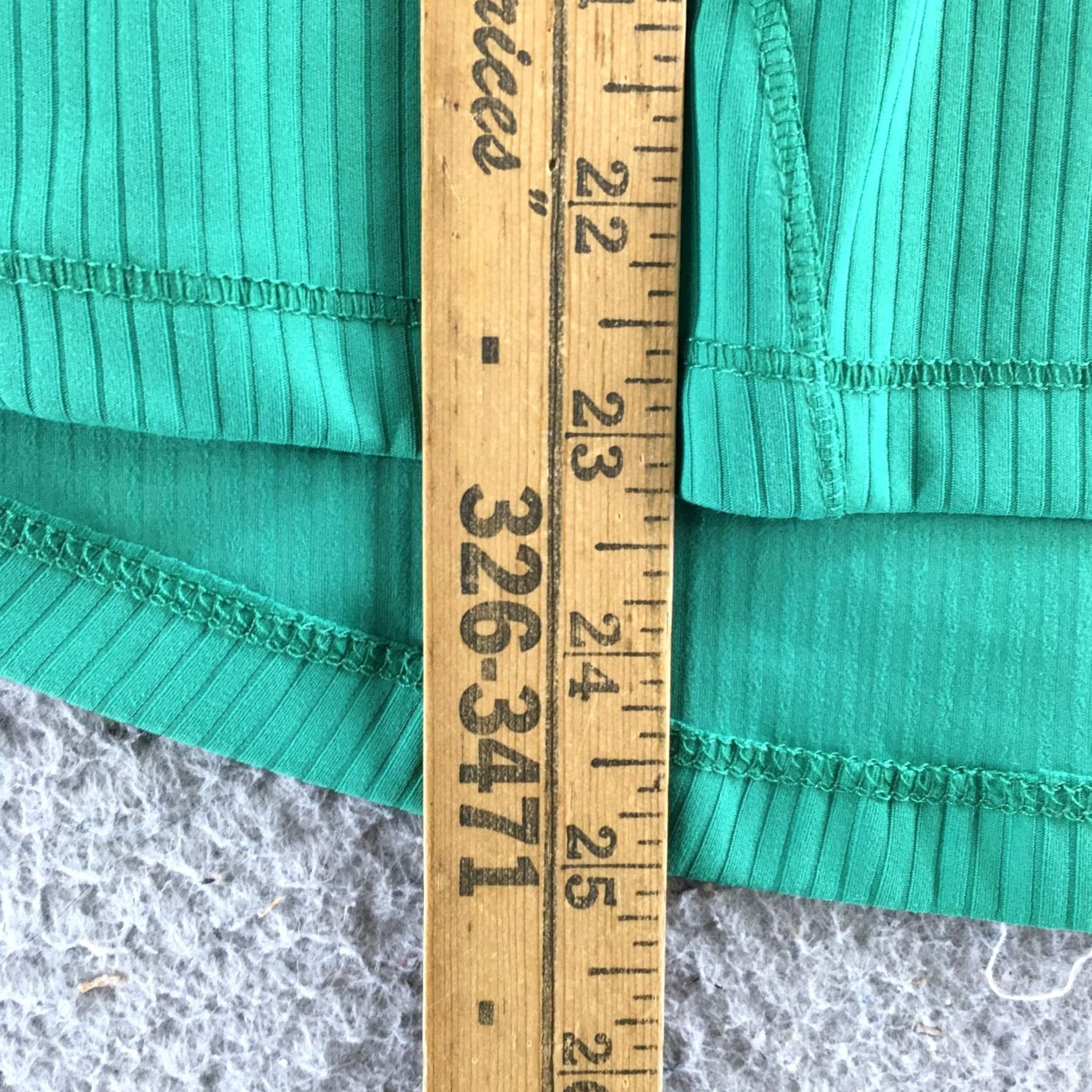 Spyder Spyder Active Shirt Womens XL Green Ribbed Short Sleeve Stretch Athletic Top Size XL / US 12-14 / IT 48-50 - 6 Thumbnail