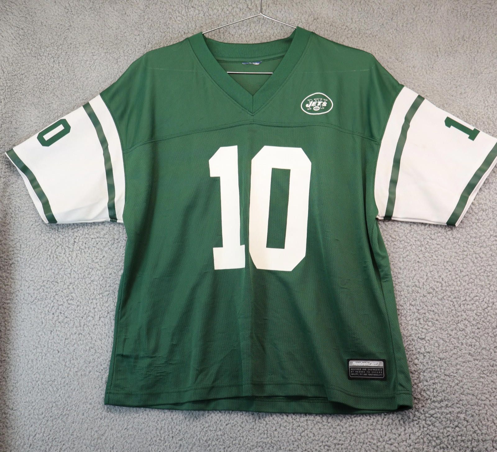 Reebok Signed Pennington #10 New York Jets NFL Reebok Jersey Men's Size ONE SIZE - 2 Thumbnail