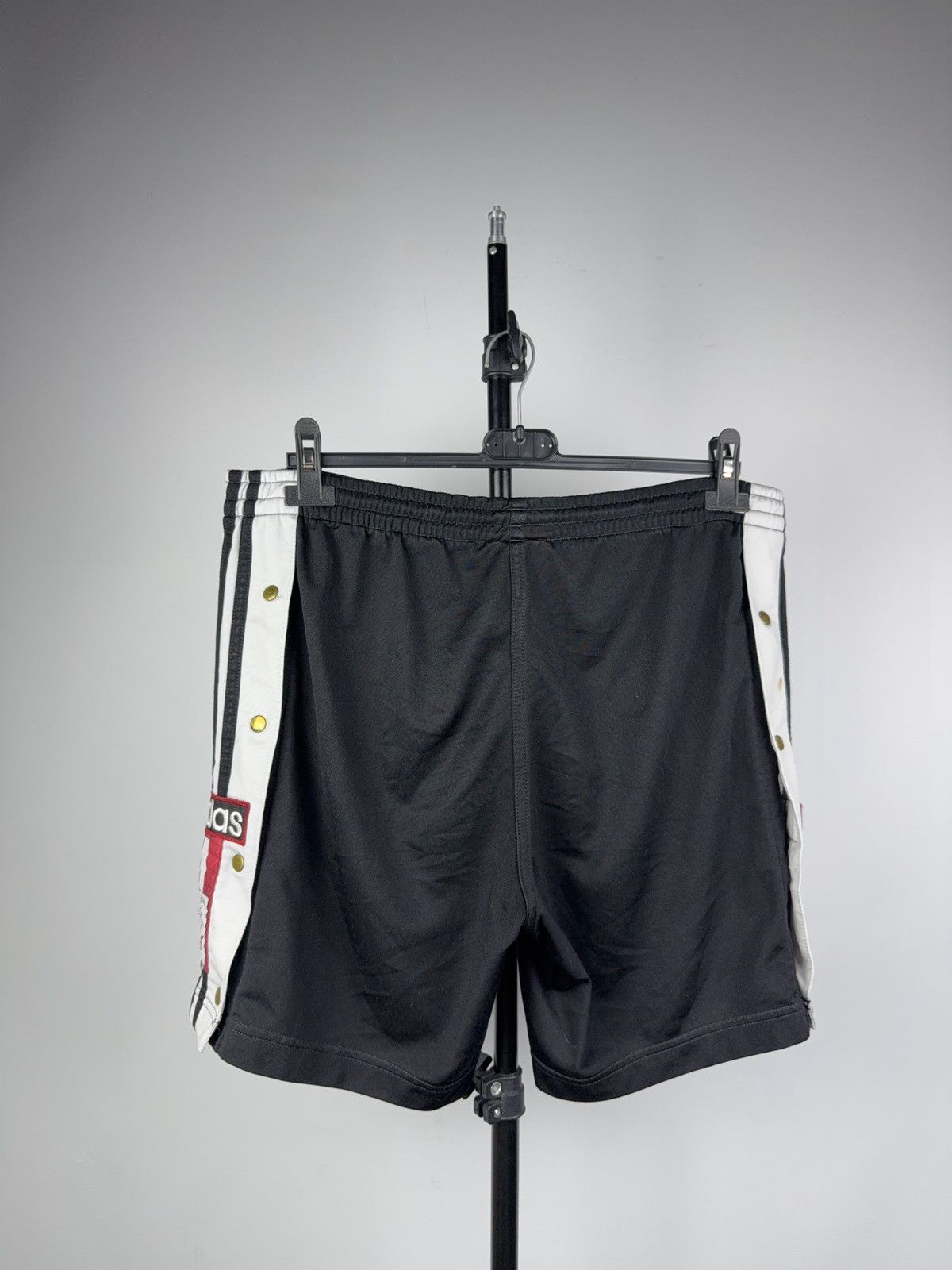 Adidas Vintage 90s Retro Adidas Trefoil Snap Button Track Shorts M Size US 34 / EU 50 - 8 Thumbnail