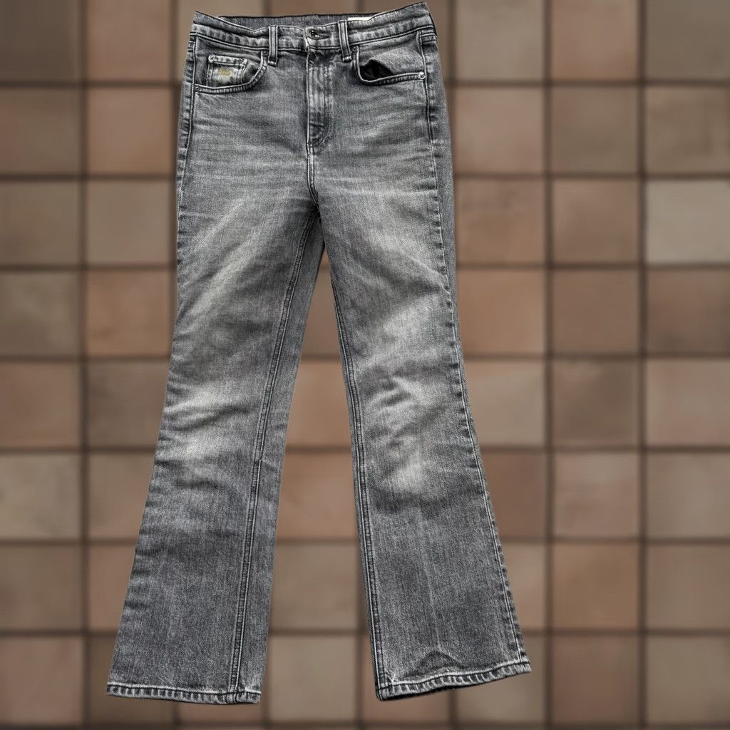 Rag & Bone Rag & Bone Jeans Womens 26 Gray Flare Leg Stretch Denim W2015447VON VON Wash Jeans Women Gray Flare Leg City Retro Vintage NoN/A Size 26" / US 2 / IT 38 - 1 Thumbnail