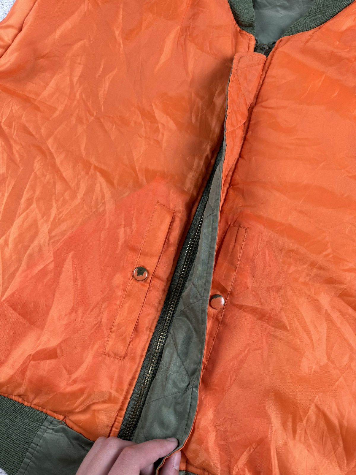 Vintage USA MA-1 Flyers Intermediate Reversible 2 in 1 Light Jacket Size US XL / EU 56 / 4 - 16 Thumbnail