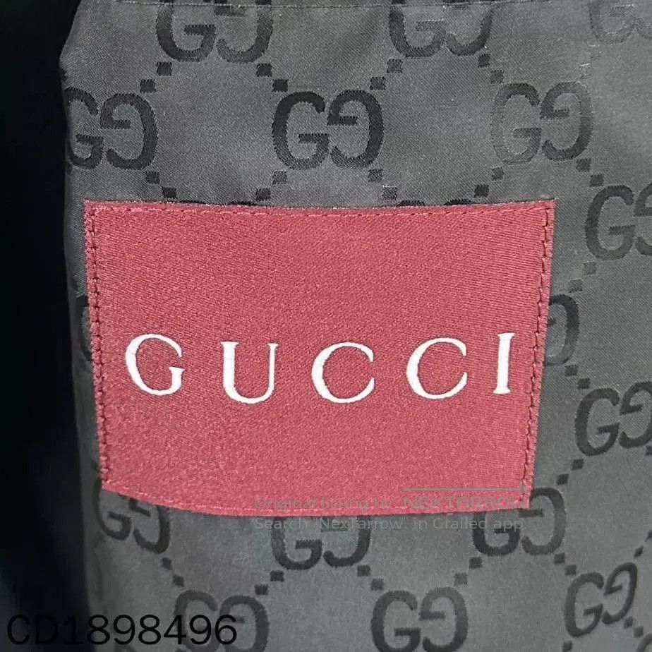 Gucci Black Patterned Zip-Up Light Jacket Size S. Size US S / EU 44-46 / 1 - 4 Thumbnail