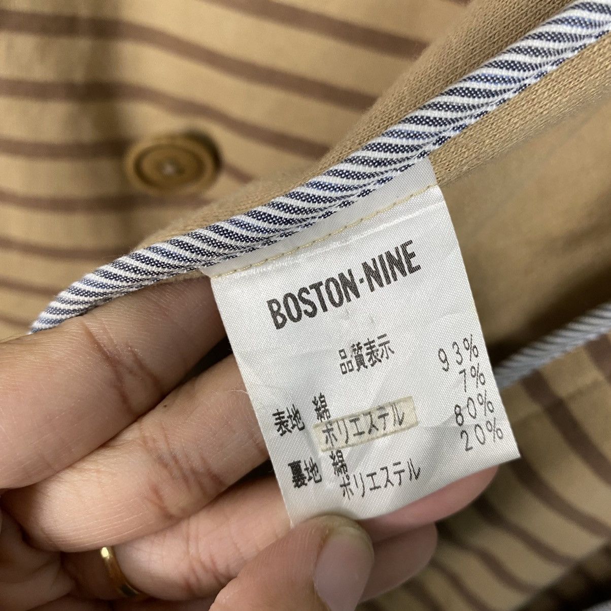 Japanese Brand 📌Vintage Striped Cardigan Bomber Boston Nine Issey Miyake Size US M / EU 48-50 / 2 - 21 Thumbnail