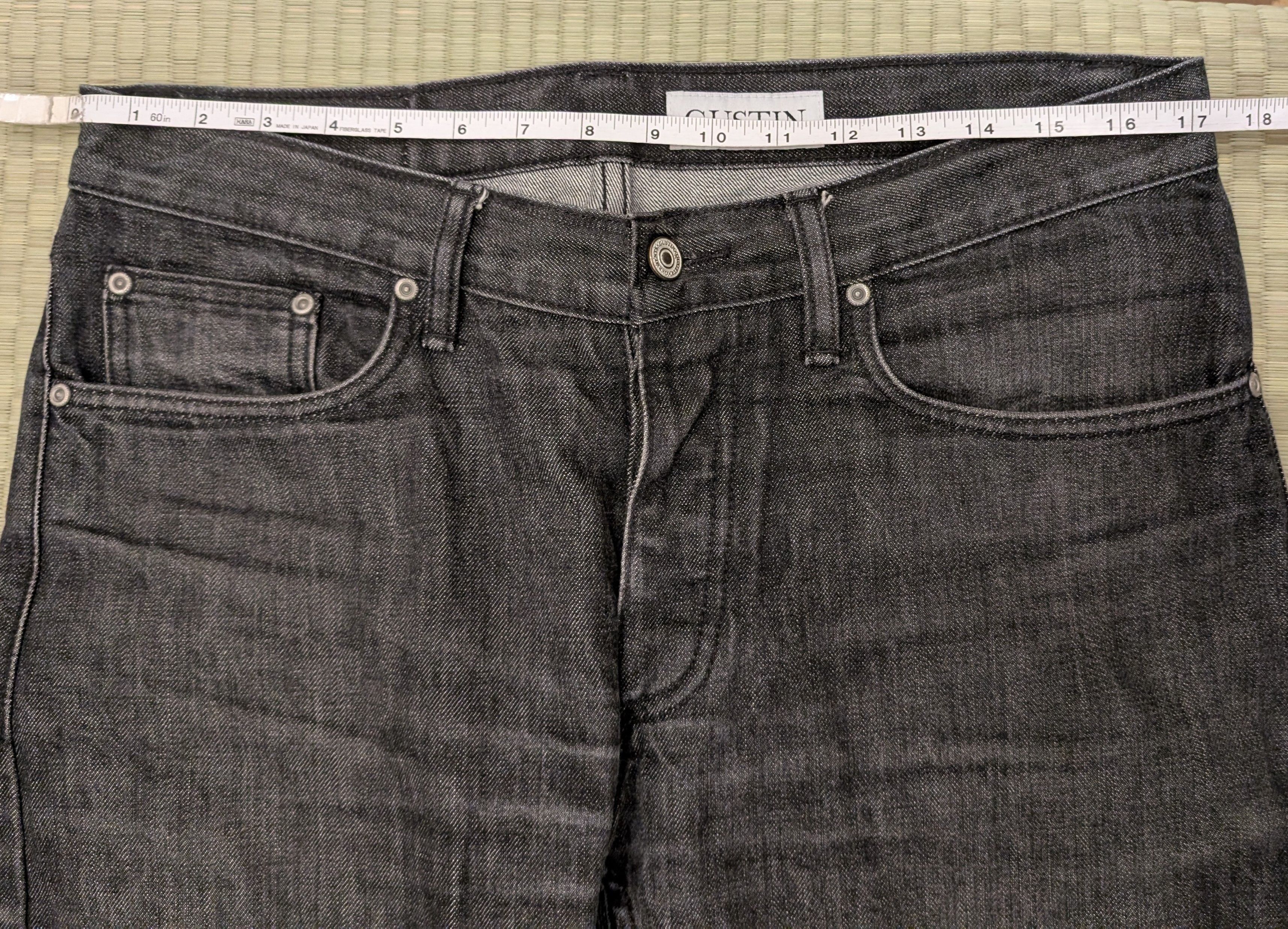 Gustin Gustin Raw Selvedge Denim Jeans Made in USA Size US 34 / EU 50 - 6 Thumbnail