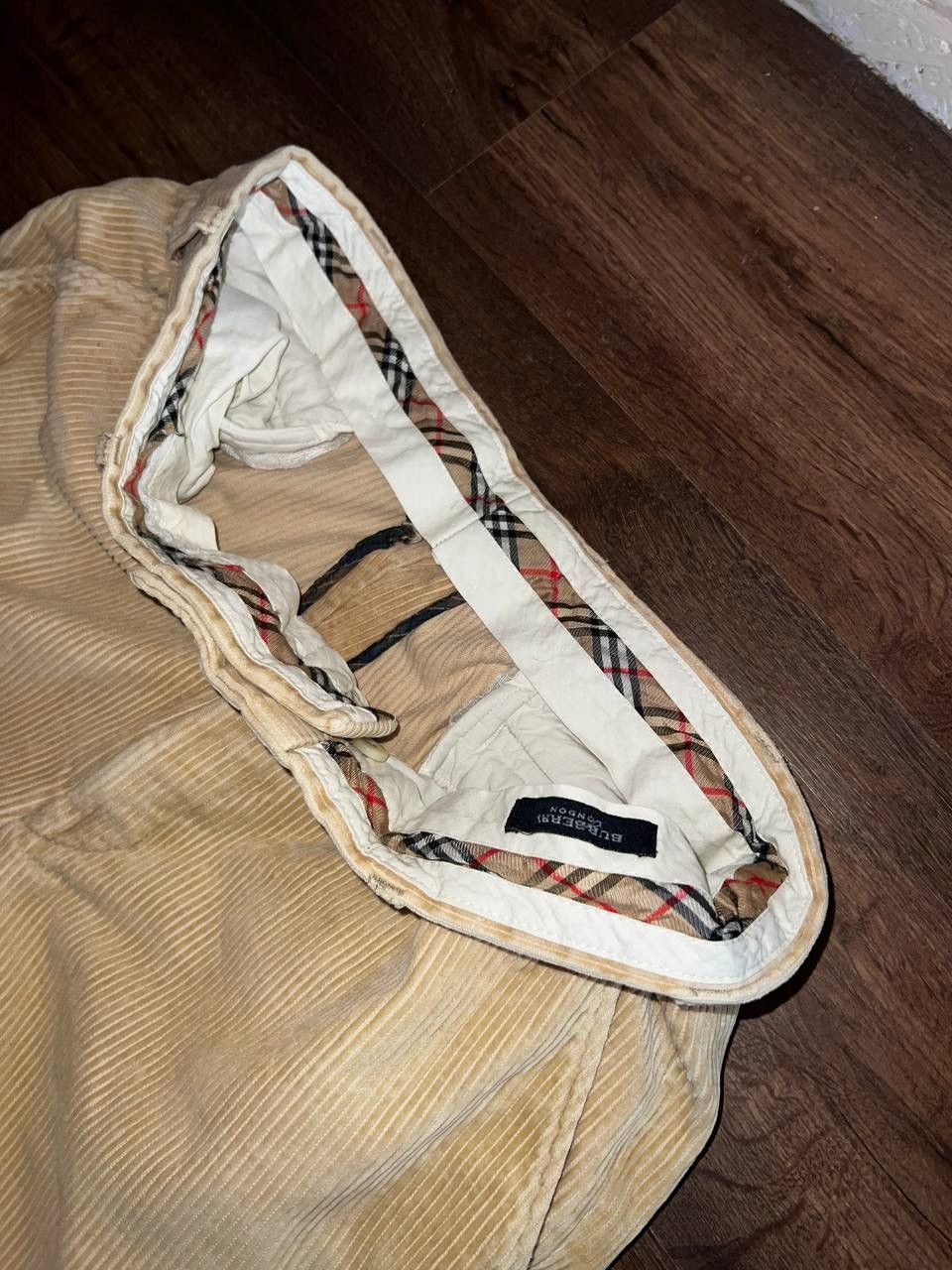 Burberry × Vintage Vintage pants Burberry corduroy y2k baggy fit Size US 38 / EU 54 - 4 Thumbnail