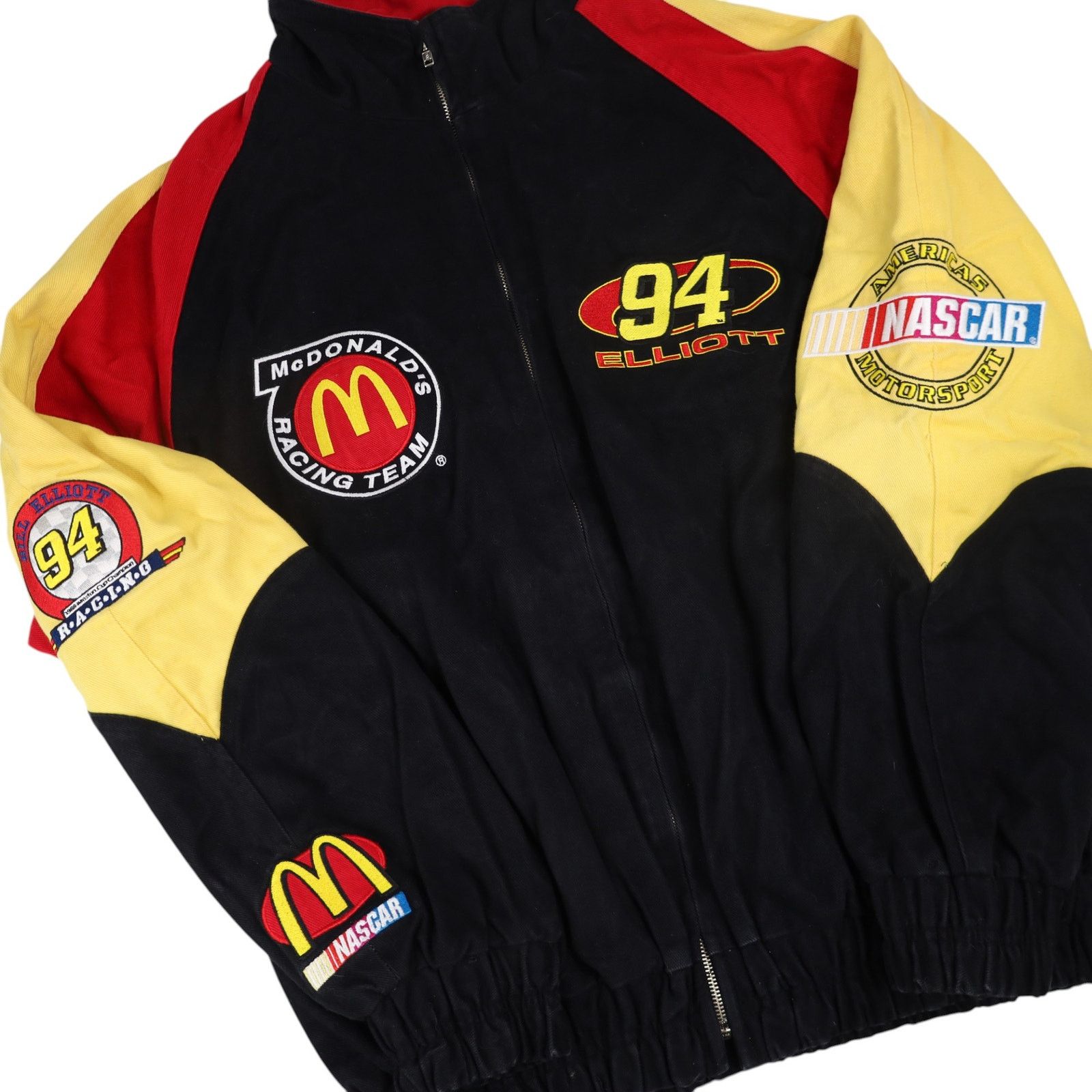 Logo Athletic VTG Logo Athletic #94 Bill Elliott McDonalds Racing Jacket Size US L / EU 52-54 / 3 - 3 Thumbnail
