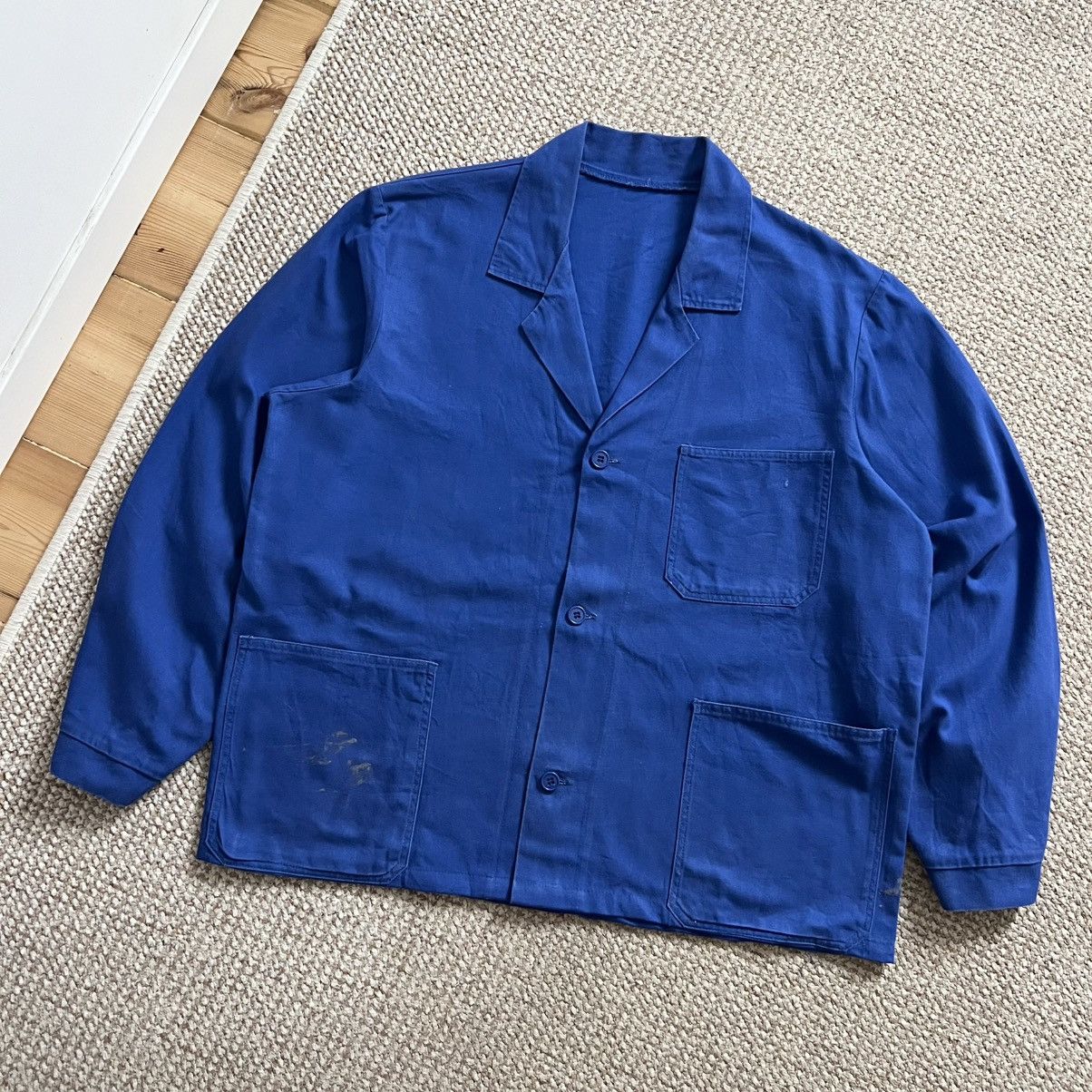 Vintage French vintage stained works jacket Size US L / EU 52-54 / 3 - 1 Thumbnail