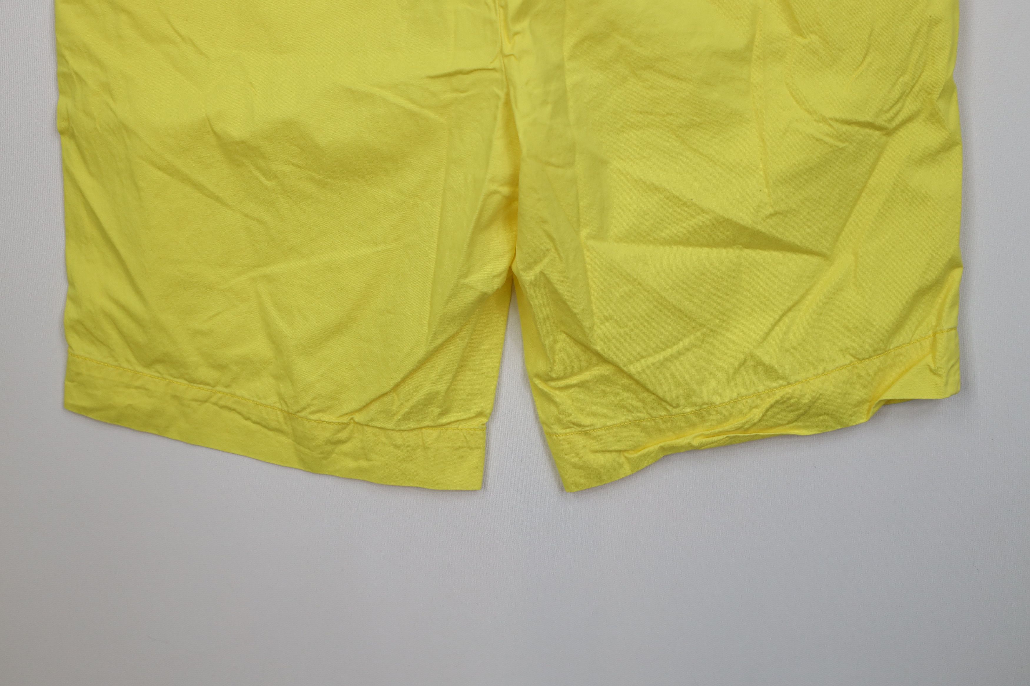 Ralph Lauren Vintage 90s Ralph Lauren Above Knee Chino Golf Shorts Yellow Size US 30 / EU 46 - 12 Thumbnail