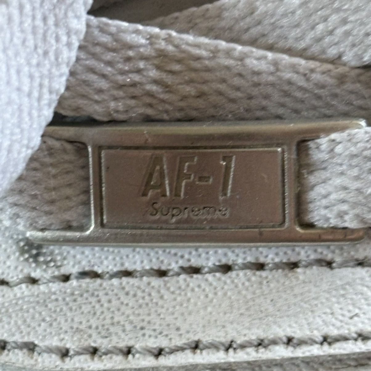 Nike CDG Comme Des Garcons Supreme White Air Force 1 Size US 8.5 / EU 41-42 - 4 Thumbnail