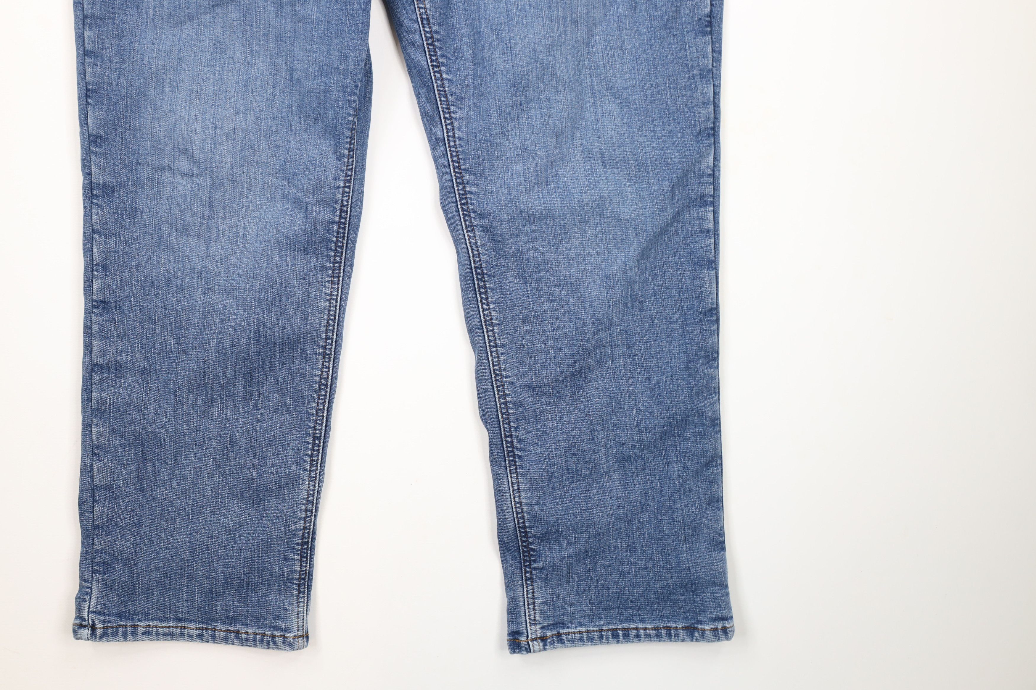 L.L. Bean × Vintage Vintage LL Bean Lined Stretch Straight Leg Denim Jeans Size US 40 / EU 56 - 5 Thumbnail