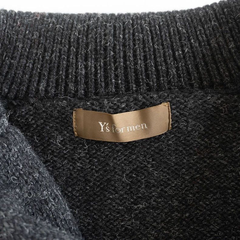 Y's for Men Y's For Men 1990s Black Wool Sweater Size US L / EU 52-54 / 3 - 3 Thumbnail