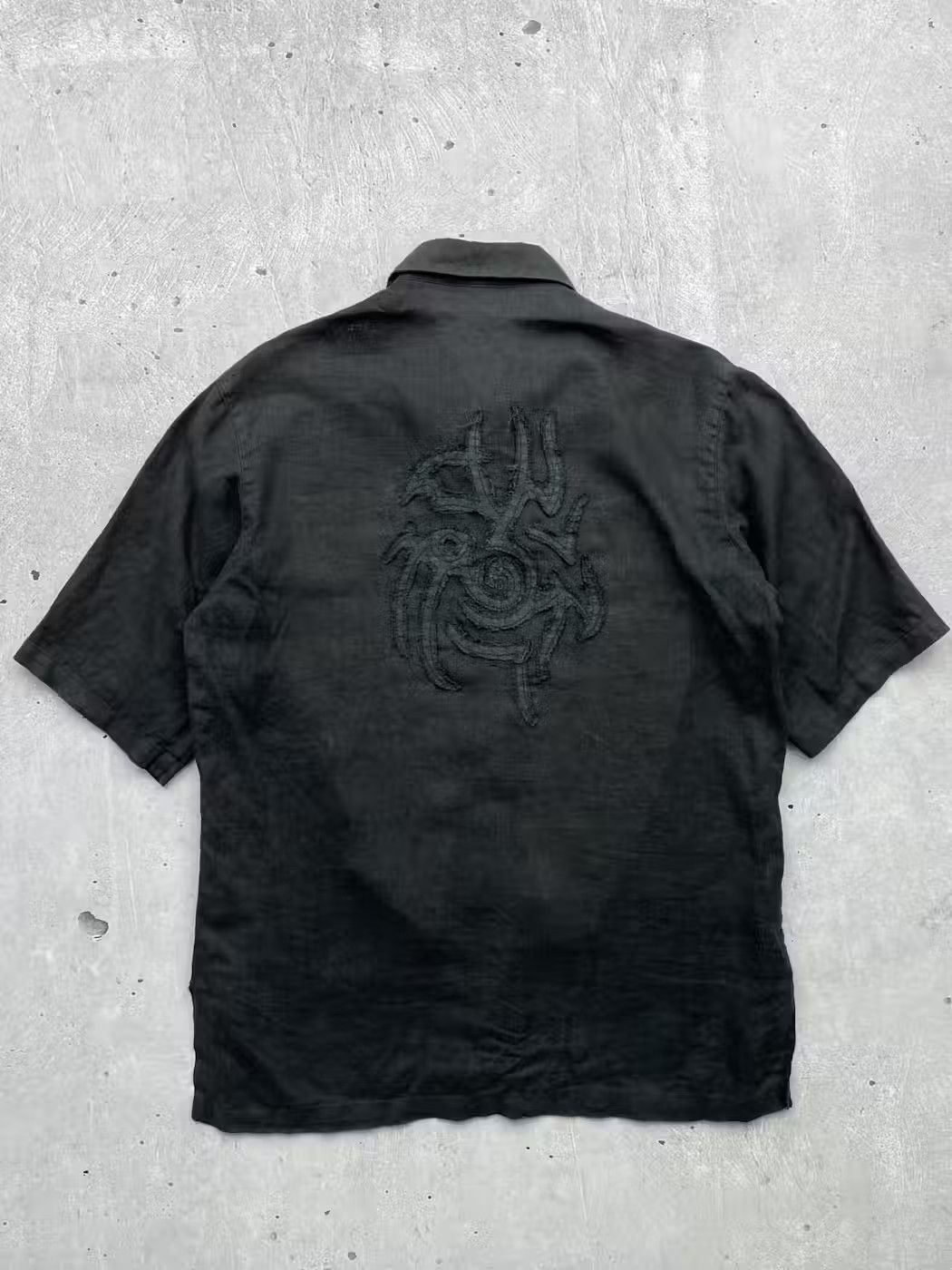 Japanese Brand Vintage Linen Dragon Shirt Size US M / EU 48-50 / 2 - 6 Thumbnail