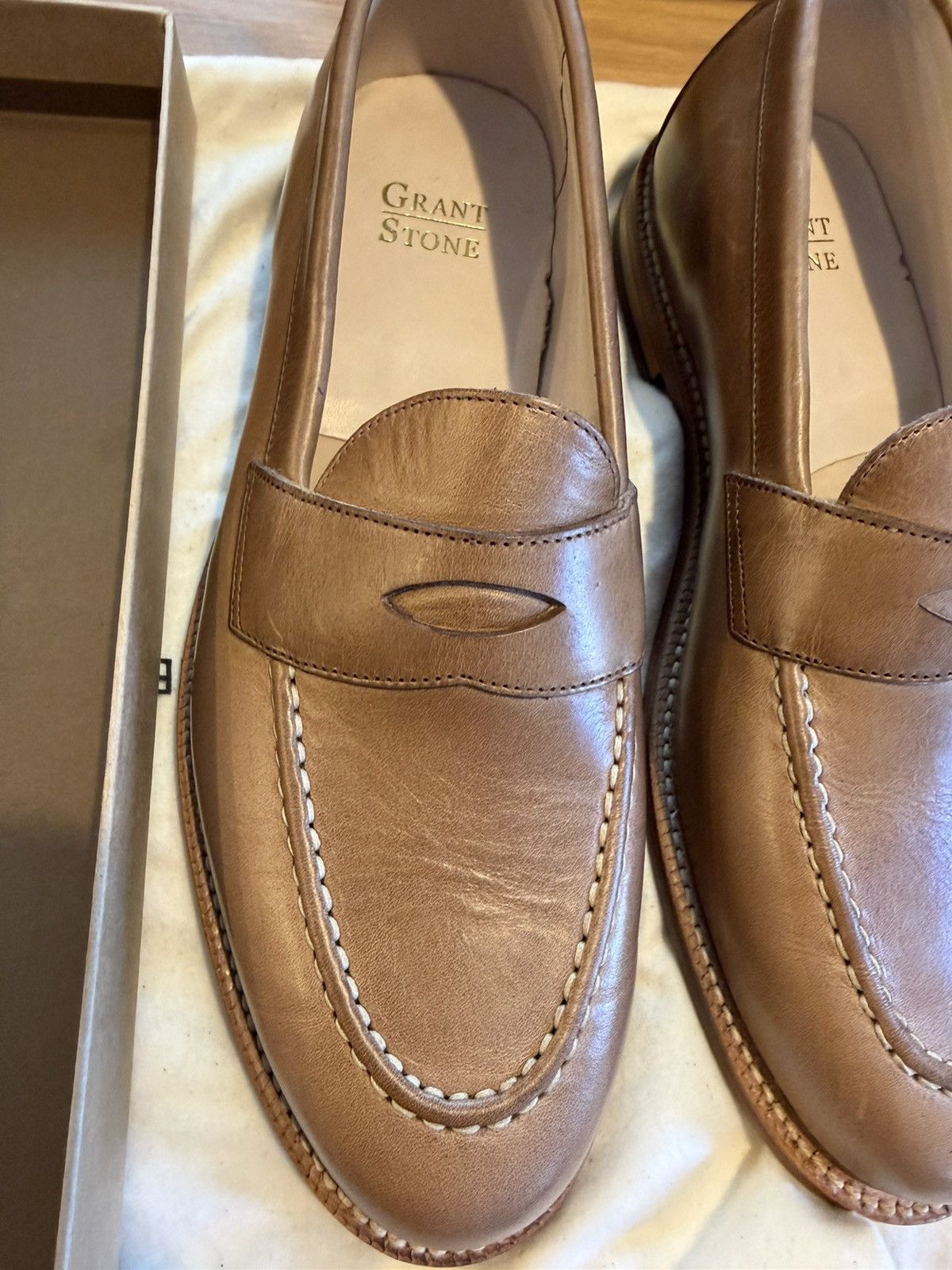 Grant Stone Dune Chromexcel Traveler Loafer 10d in Brown, Men's — image 4 of 5