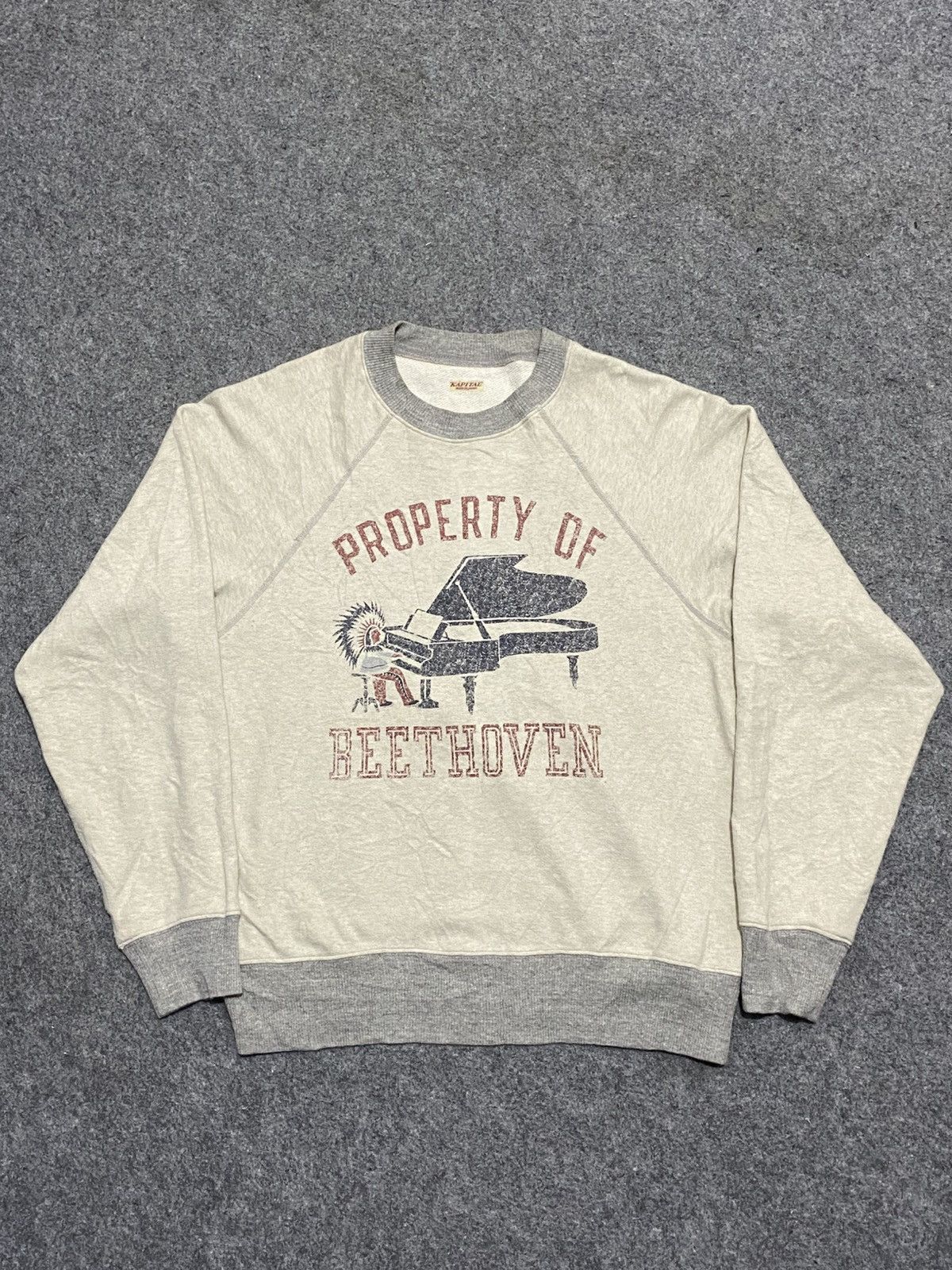 ◾️KAPITAL スウェット MOONLIGHT BEETHOVEN Kapital Moonlight Smile Crewneck Sweatshirt – Justin Reed