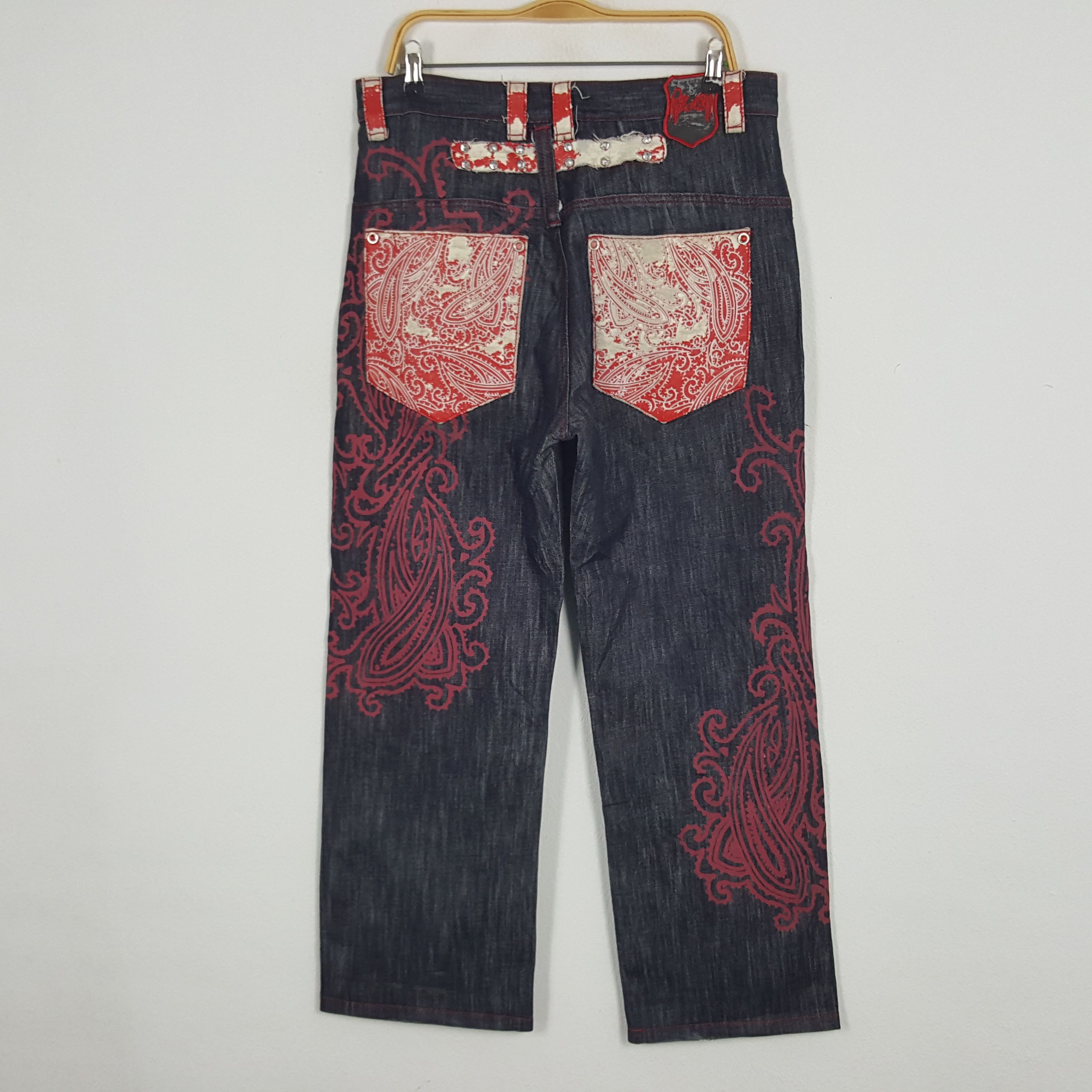 Vintage Vintage K.A.D Designer Denim Jeans Size US 34 / EU 50 - 4 Thumbnail