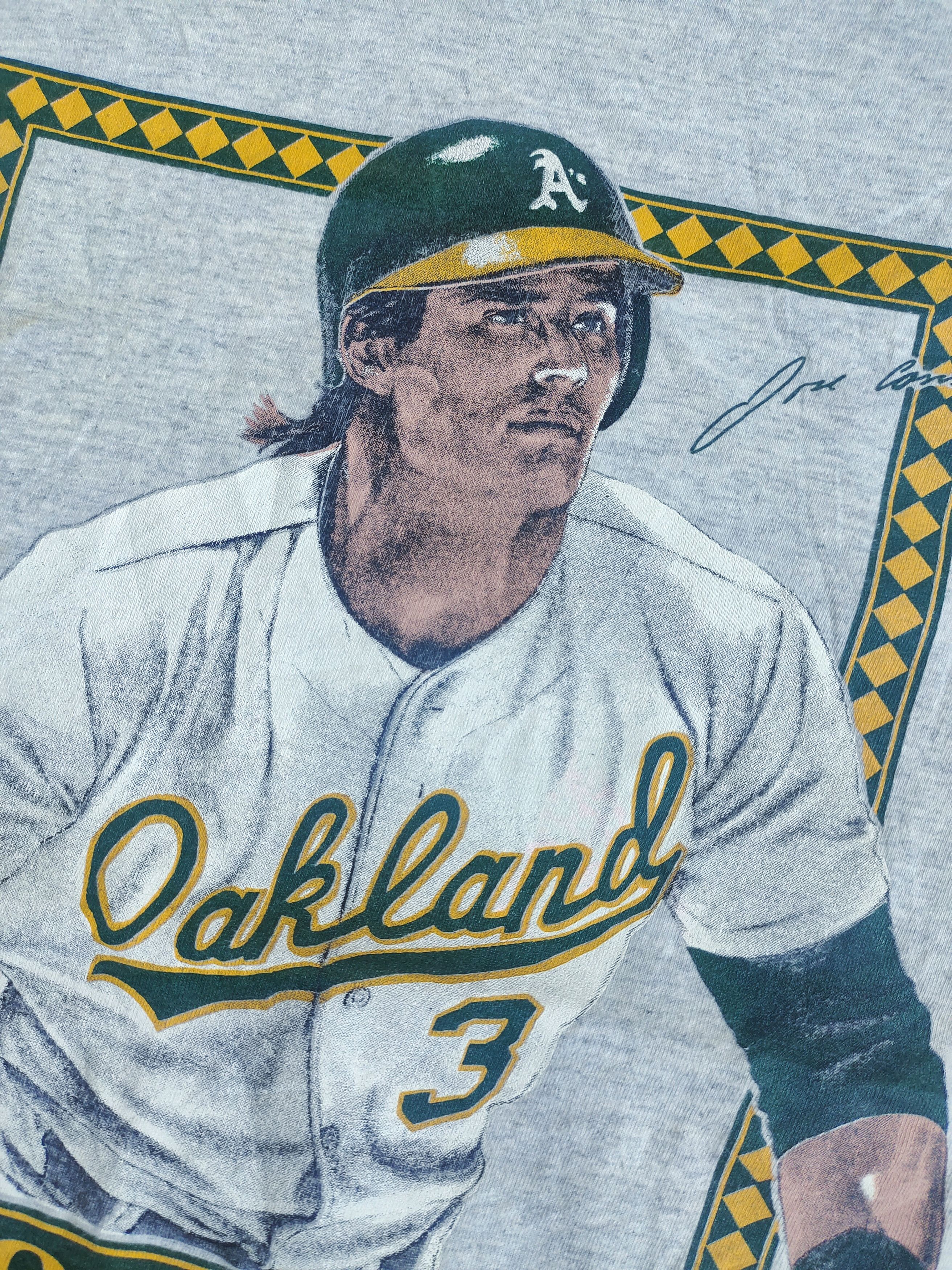 Nutmeg × Vintage Vintage Jose Canseco Oakland Athletics Player 90s T-shirt Size US L / EU 52-54 / 3 - 9 Thumbnail