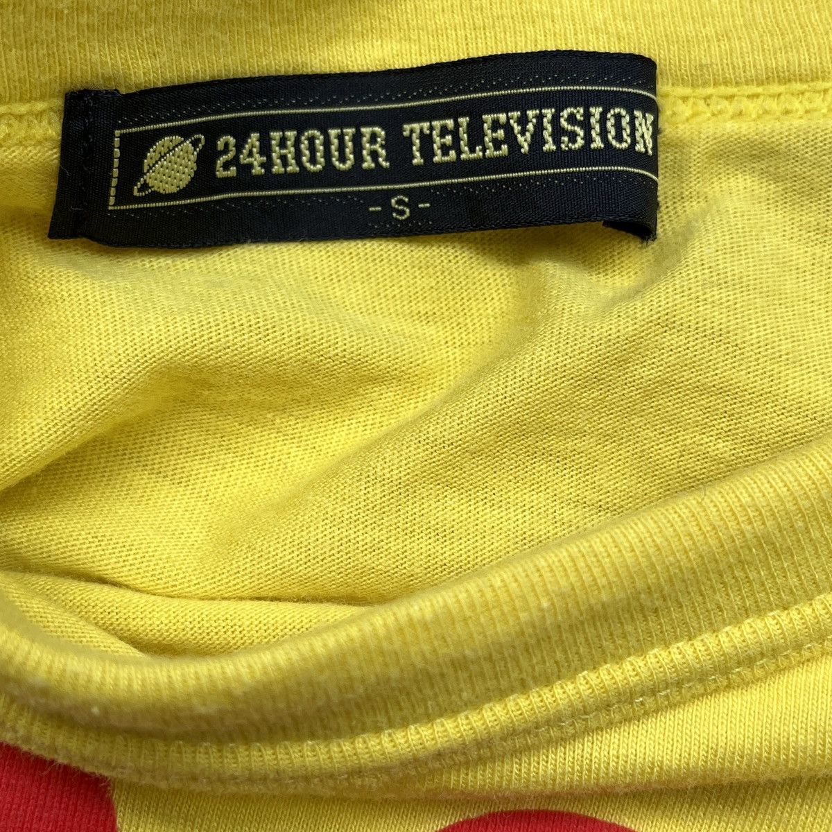 Japanese Brand Vintage Y2K BAPE X 24Hour Television Single Stitch TShirt Size US S / EU 44-46 / 1 - 13 Thumbnail