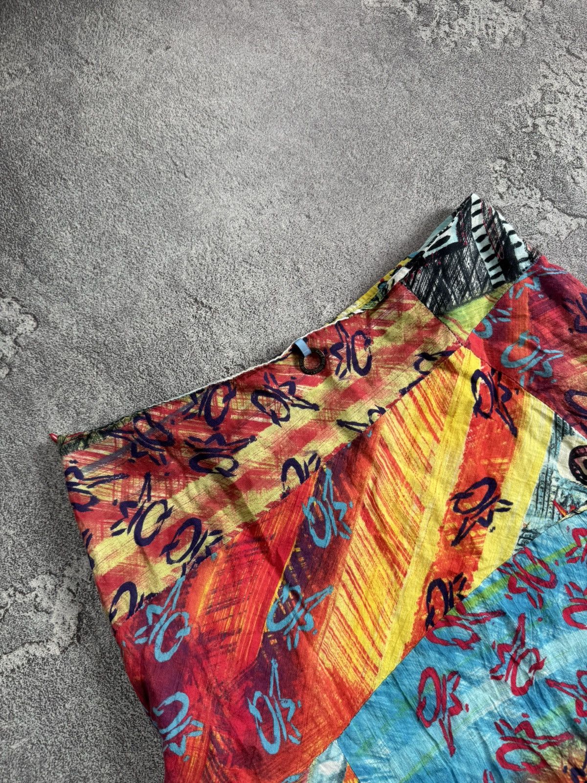 Designer Save the Queen M all printed skirt jean Paul Gaultier style Size 26" / US 2 / IT 38 - 17 Thumbnail