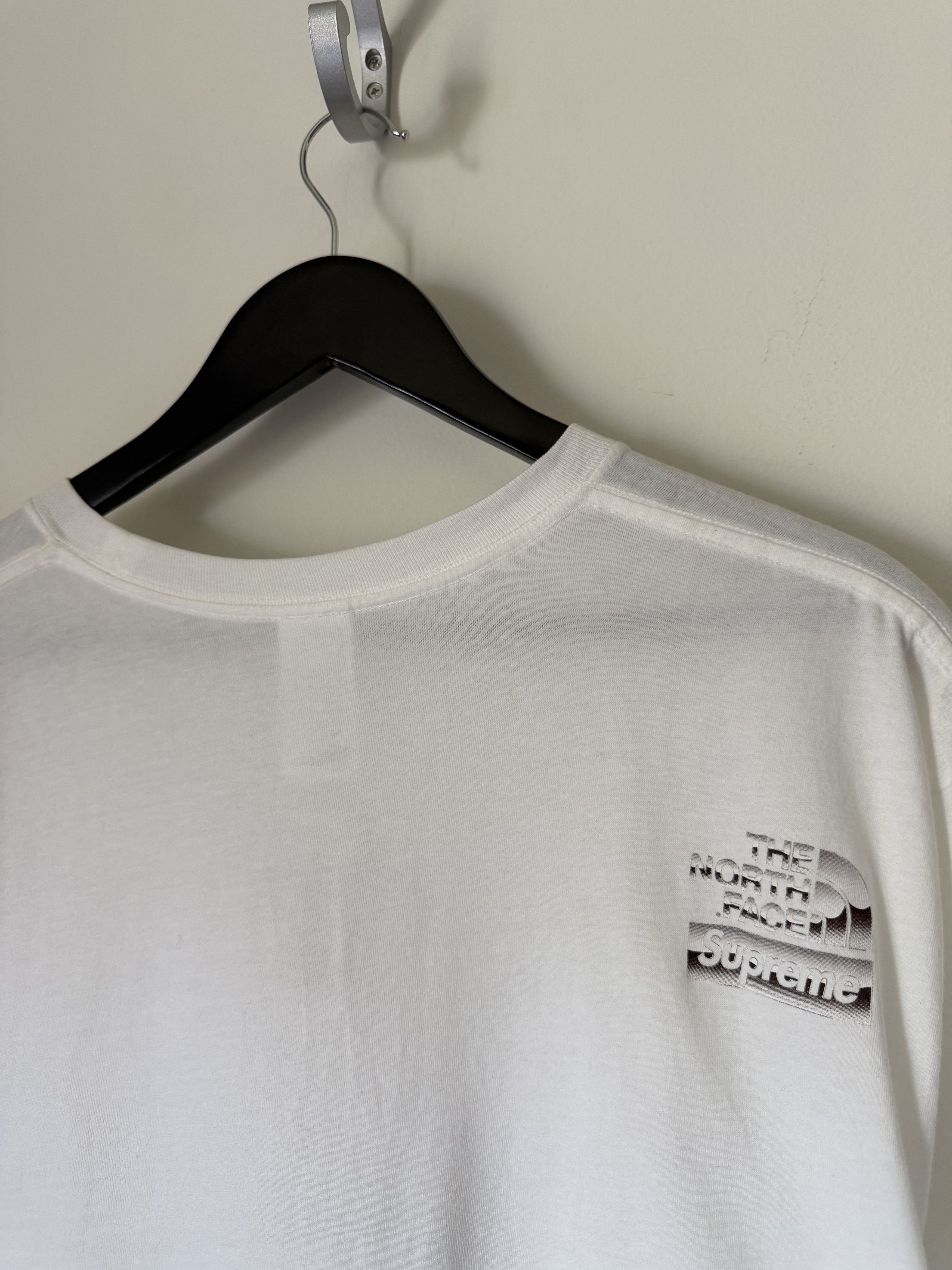 Supreme × The North Face Supreme The North Face Metallic Logo Tee in White Size US XL / EU 56 / 4 - 5 Thumbnail