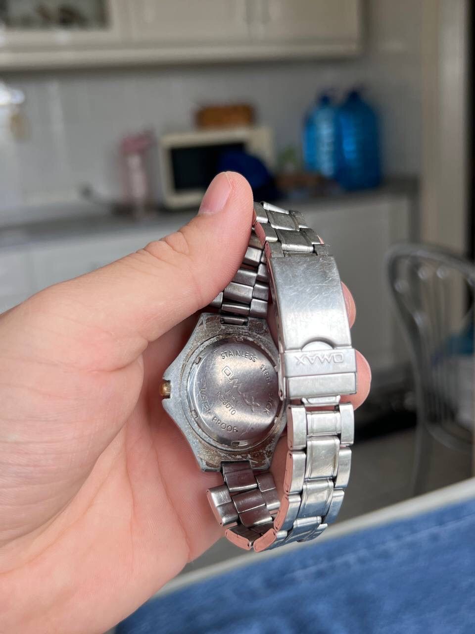 Japanese Brand × Vintage Vintage Japanese style 90s Omax Japan Watch Futuristic Steel Size ONE SIZE - 5 Thumbnail