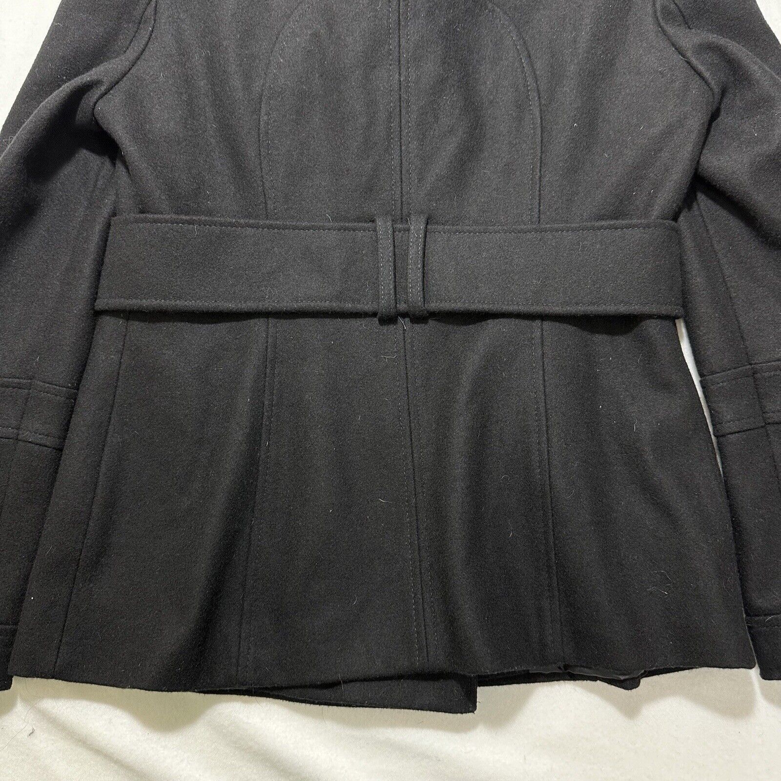 Other Moda International 10 Wool Double Breasted Pea Coat Jacket Size L / US 10 / IT 46 - 15 Thumbnail