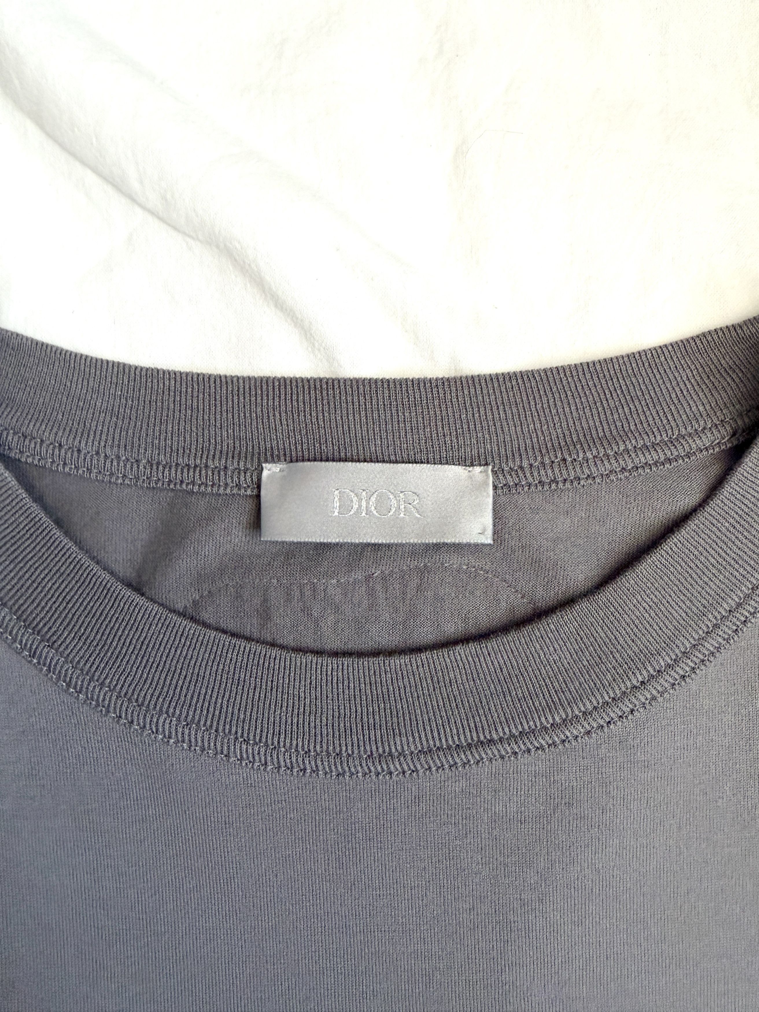 Dior DIOR X Cactus Jack Oversized T-Shirt - Grey Size US M / EU 48-50 / 2 - 4 Thumbnail