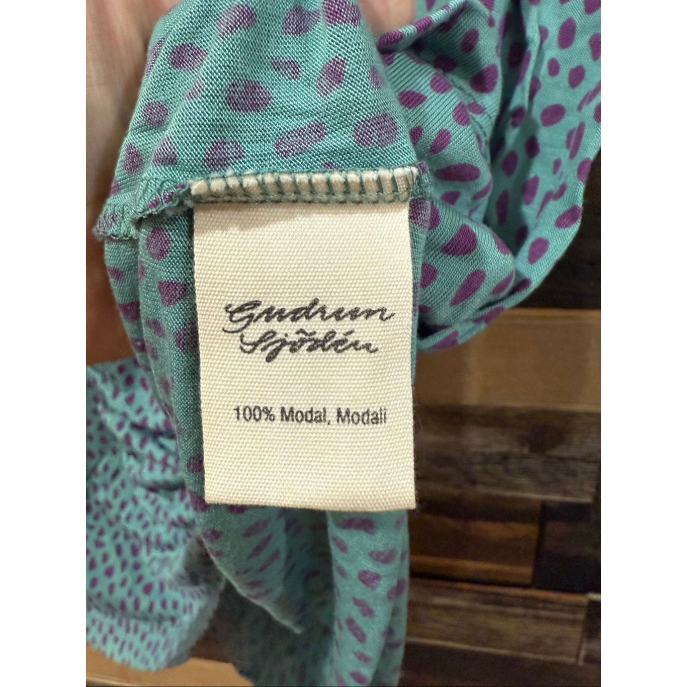 Guru Gudrun Sjödén long-sleeve top boho lagenlook size Medium Size M / US 6-8 / IT 42-44 - 4 Thumbnail