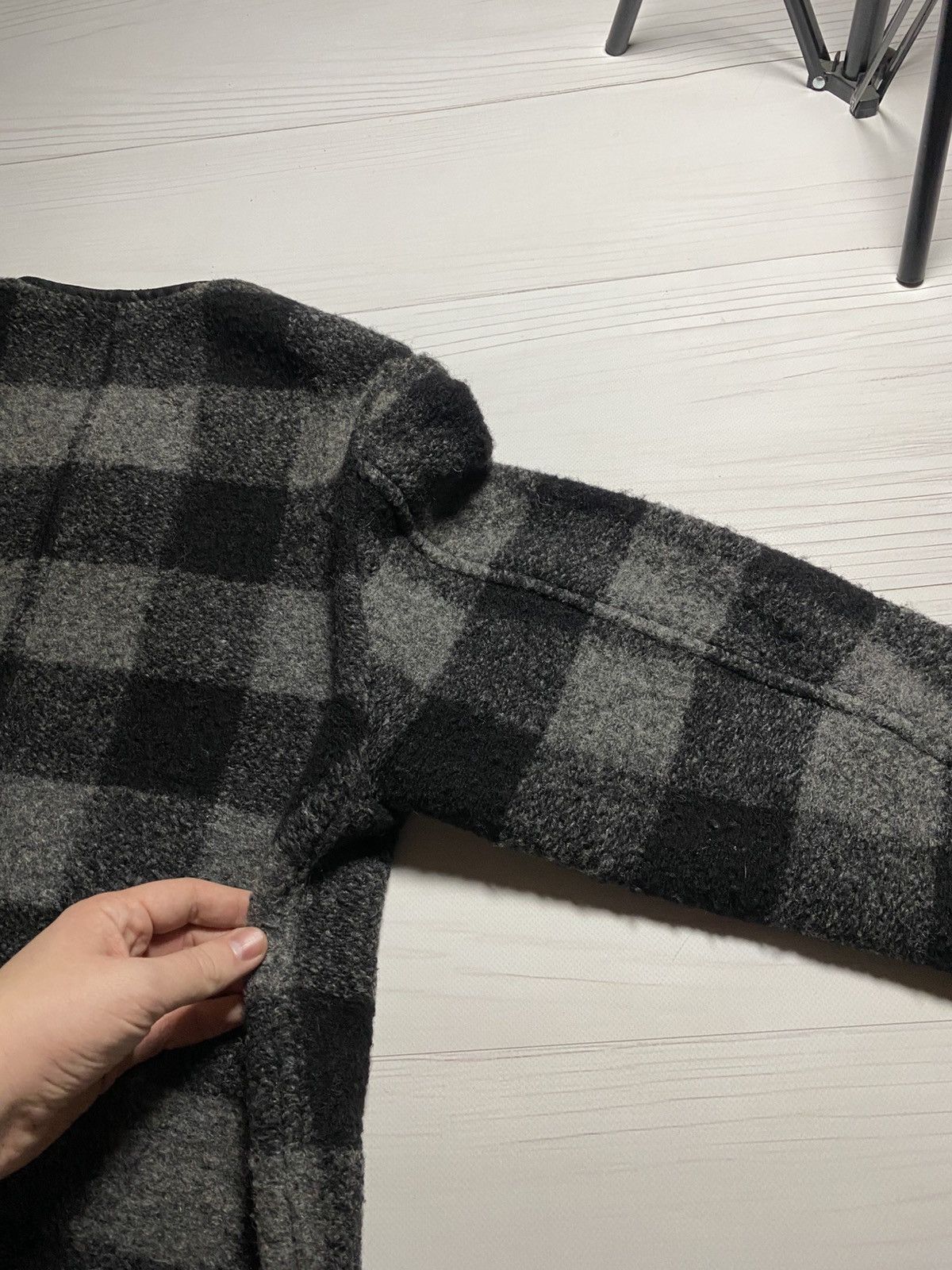 Isabel Marant Etoile Isabel Marant Etoile Plaid wool black/grey jacket Size US M / EU 48-50 / 2 - 18 Thumbnail