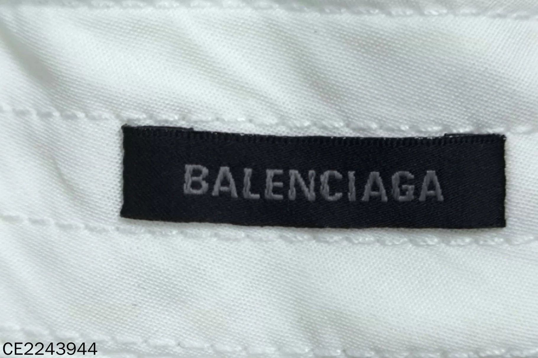 Balenciaga Balenciaga MU Embroidered Logo White Hat Size ONE SIZE - 6 Thumbnail