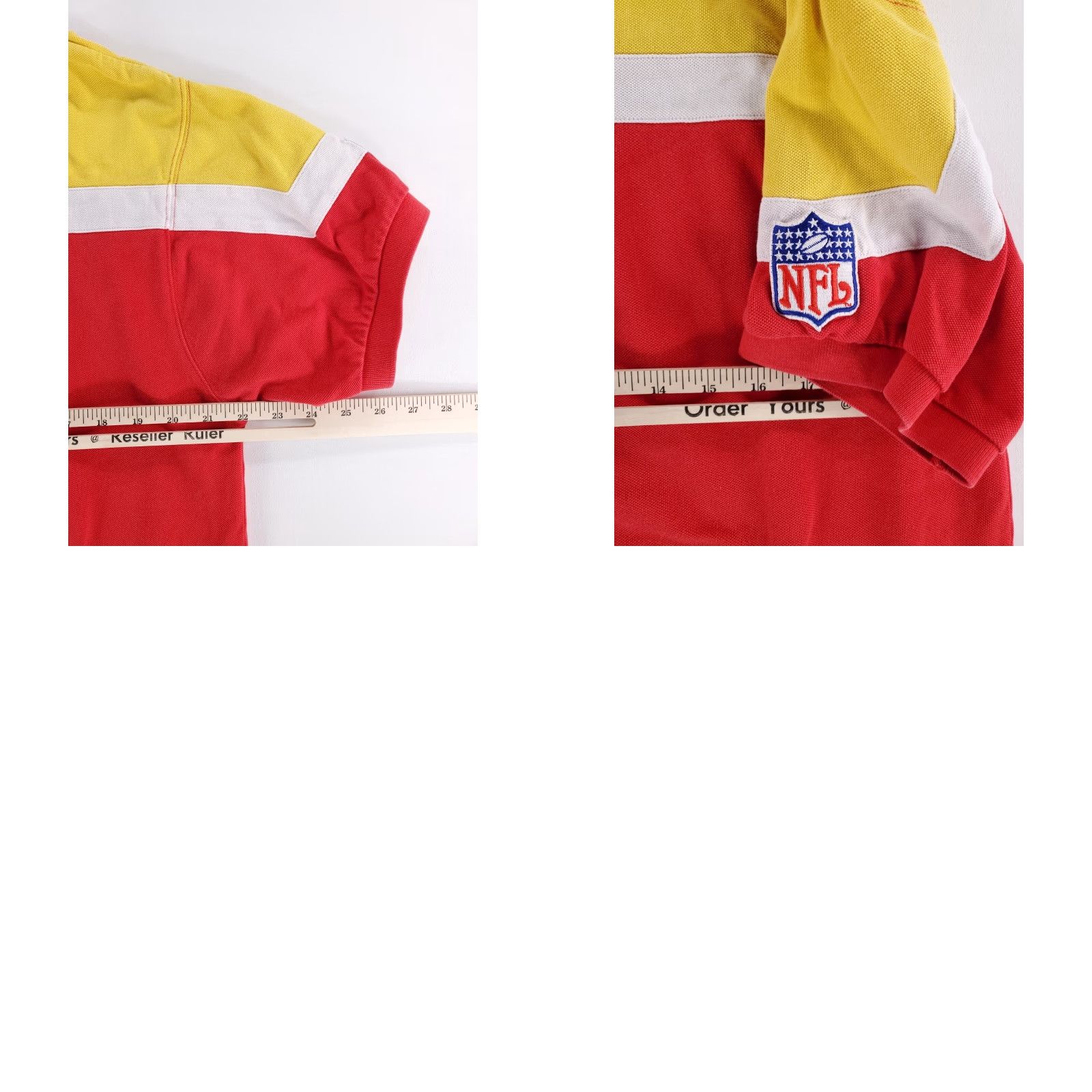 Vintage VINTAGE Kansas City Chiefs Apex One Polo Shirt VTG 90s Pro Line Red Yellow Mens L Polo Shirt Mens L Red Yellow Size US L / EU 52-54 / 3 - 8 Thumbnail