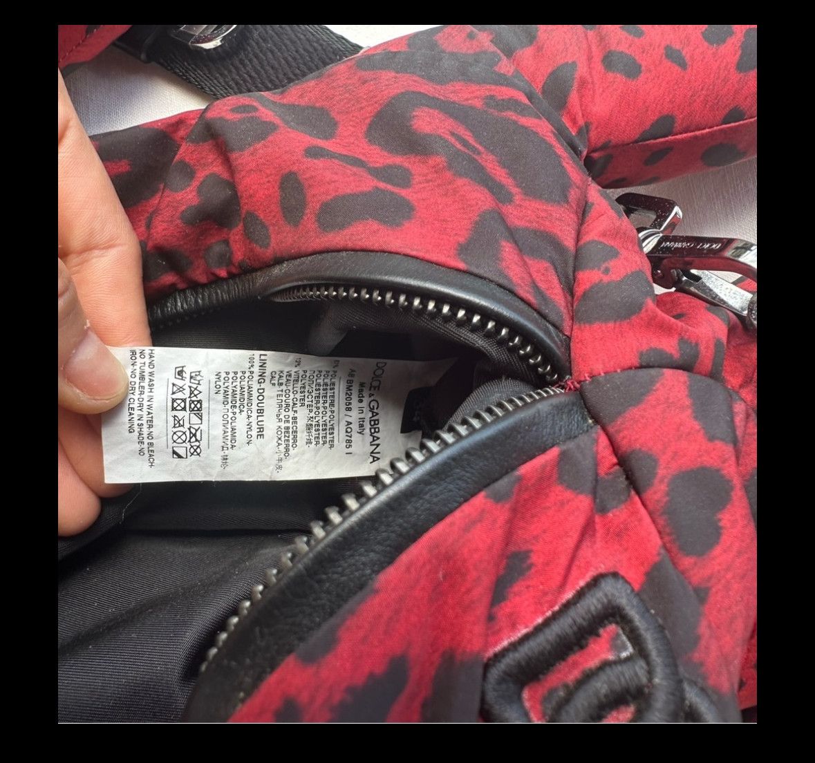Dolce & Gabbana Rare Dolce & Gabbana Red Leopard Print Shoulder Bag Size ONE SIZE - 6 Thumbnail