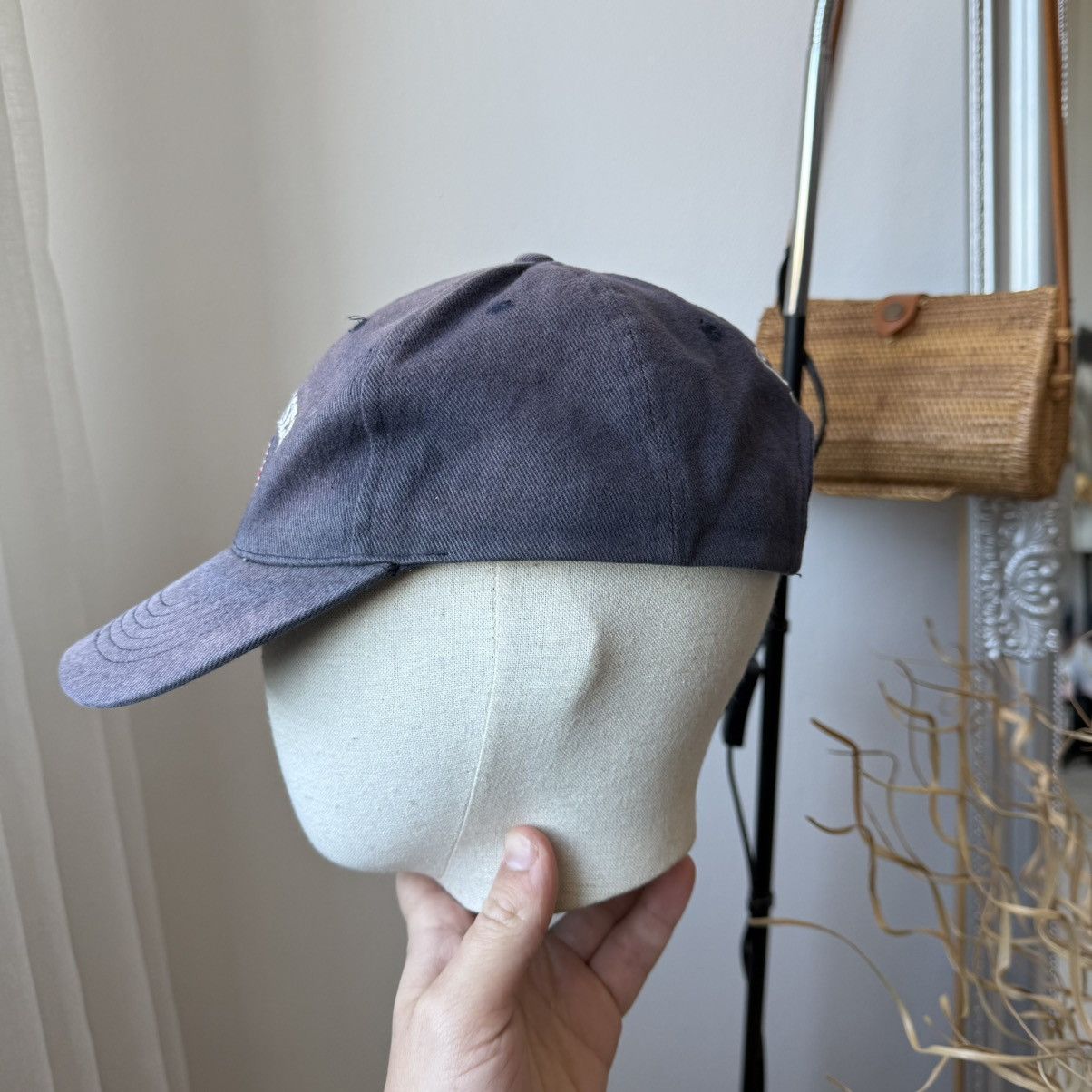 Budweiser 🍺Faded Vintage 90s Budweiser beer cap Cotton trades Dad hat Size ONE SIZE - 3 Thumbnail