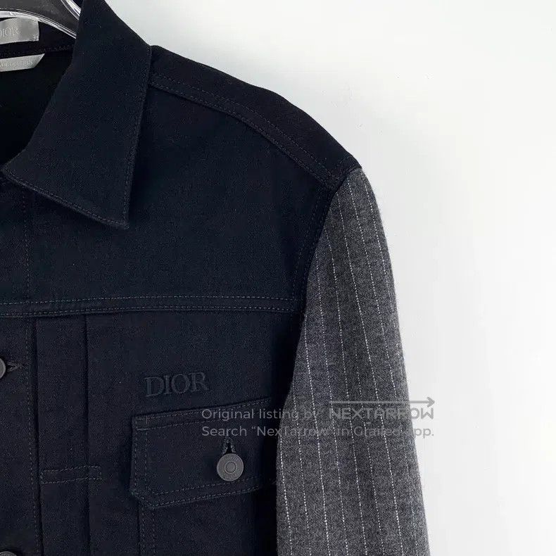 Dior Dior Black logo letter embroidery cotton lapel single-brea Size US S / EU 44-46 / 1 - 3 Thumbnail
