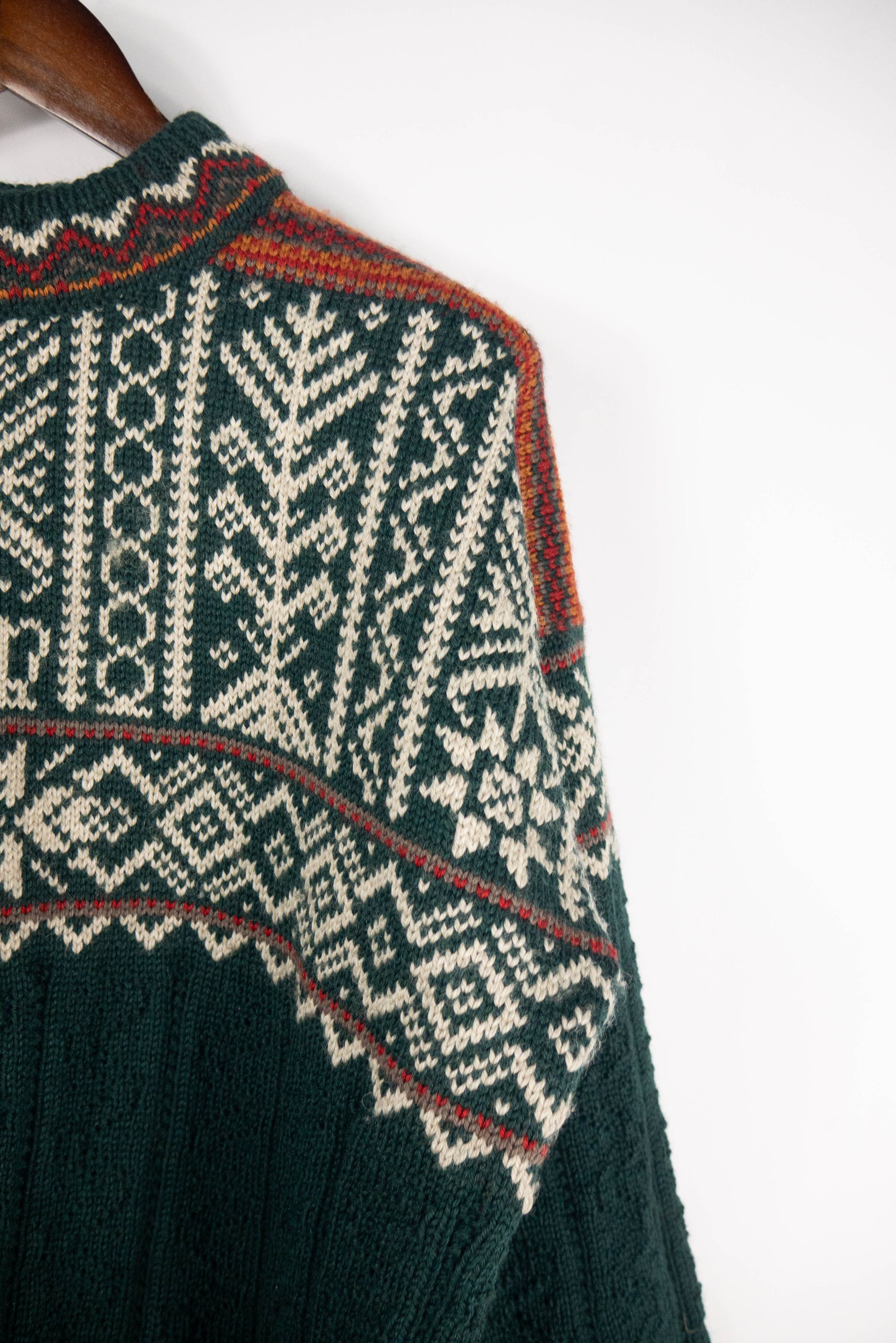 Dale Of Norway Sweater Dale of Norway Trondheim green color Size US L / EU 52-54 / 3 - 2 Thumbnail