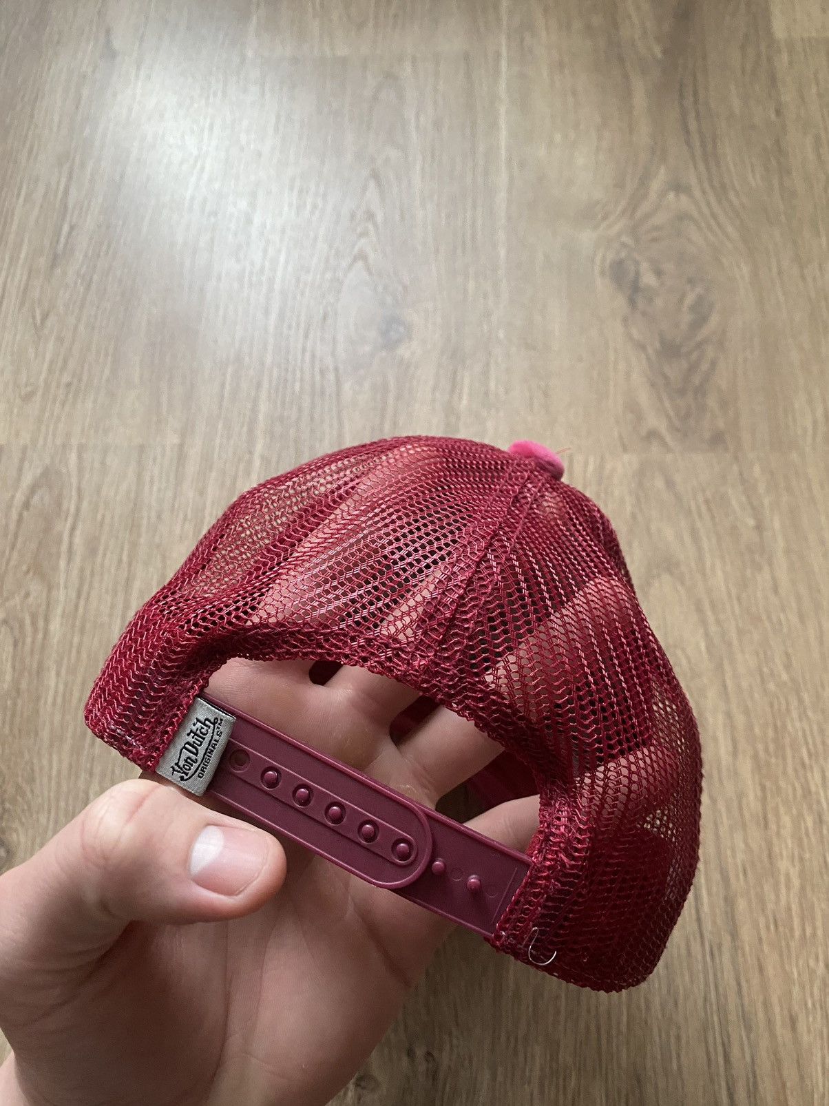 Vintage × Von Dutch Von Dutch Vintage Y2K Trucker velour Cap PINK Hype Stretwear Size ONE SIZE - 4 Thumbnail
