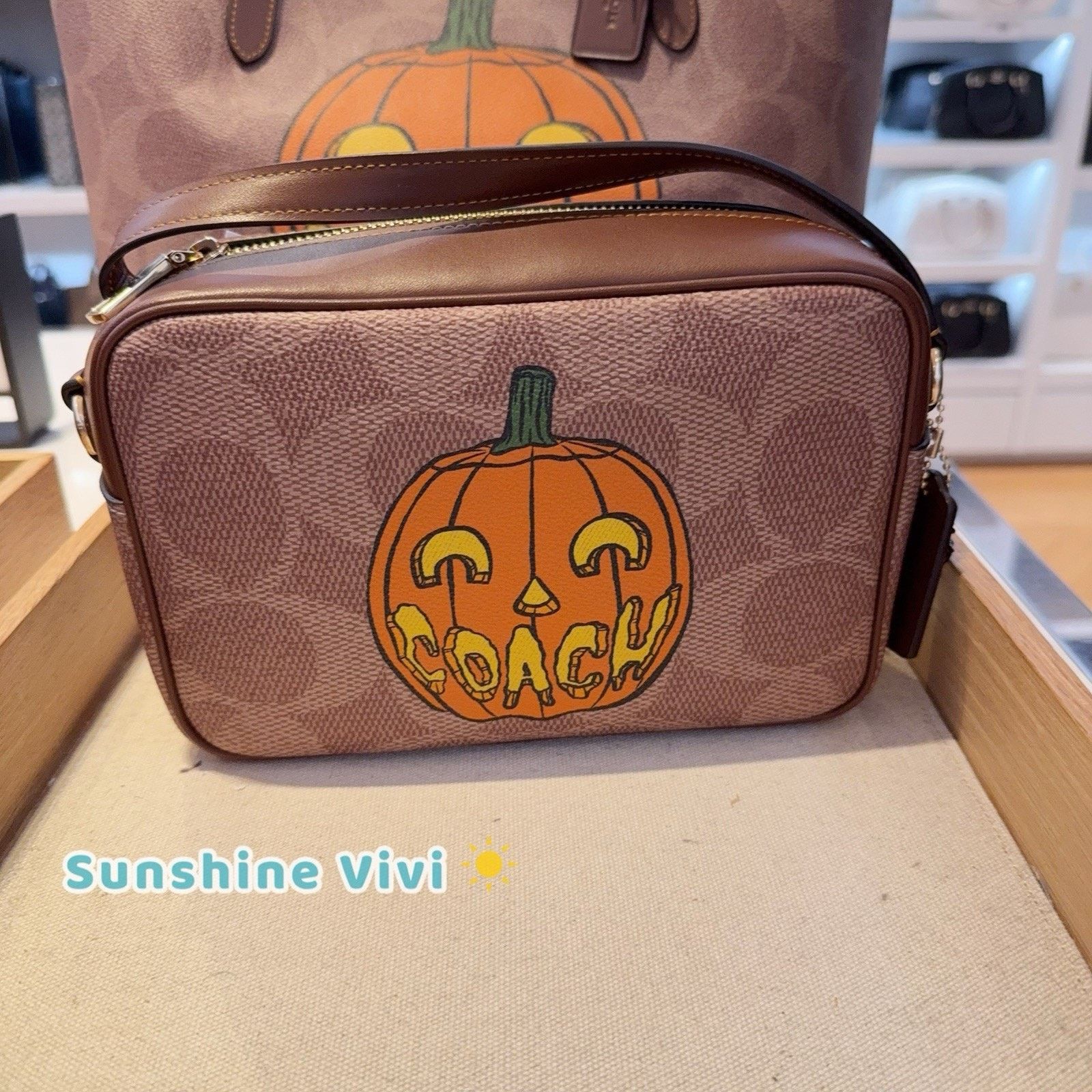 Coach NWT Coach Jamie Camera Bag Halloween Pumpkin CCK86 Size ONE SIZE - 2 Thumbnail