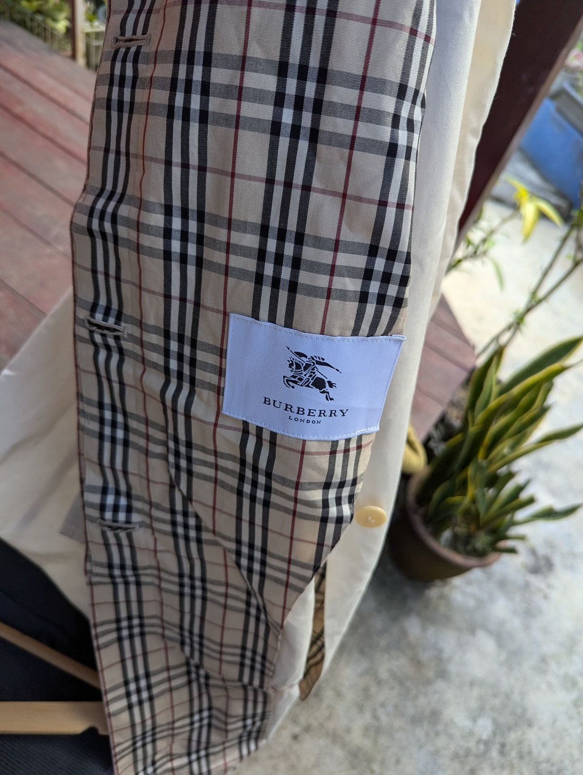 Burberry Burberry London Over Coat White Size S / US 4 / IT 40 - 7 Thumbnail