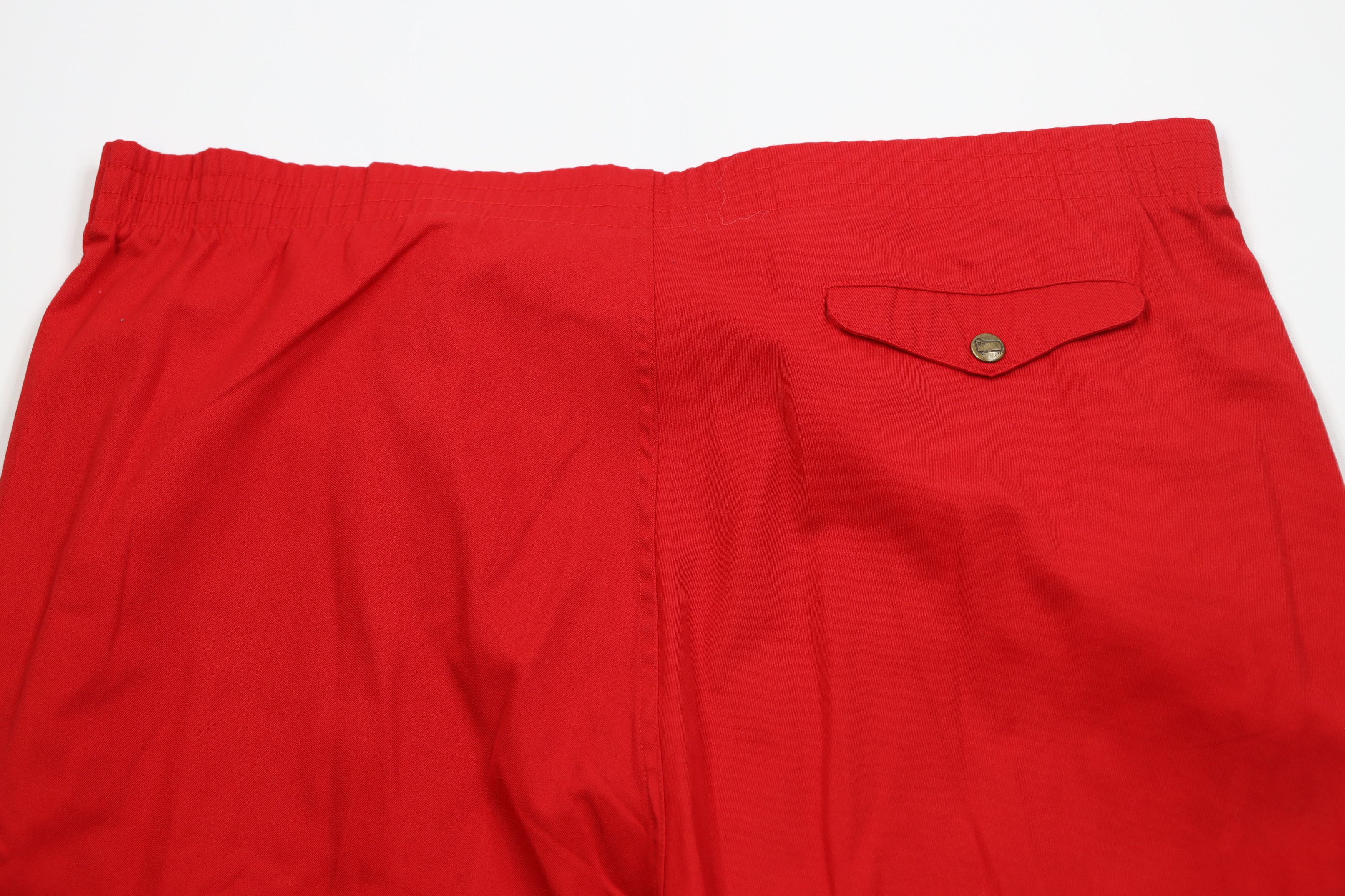 Woolrich Woolen Mills Vintage 90s Woolrich Wide Leg Utility Pants Trousers Red Size US 38 / EU 54 - 10 Thumbnail