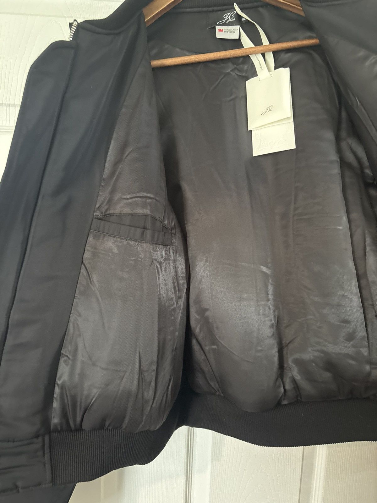 Japanese Brand J caesar black puffy bomber jacket Size US XL / EU 56 / 4 - 3 Thumbnail