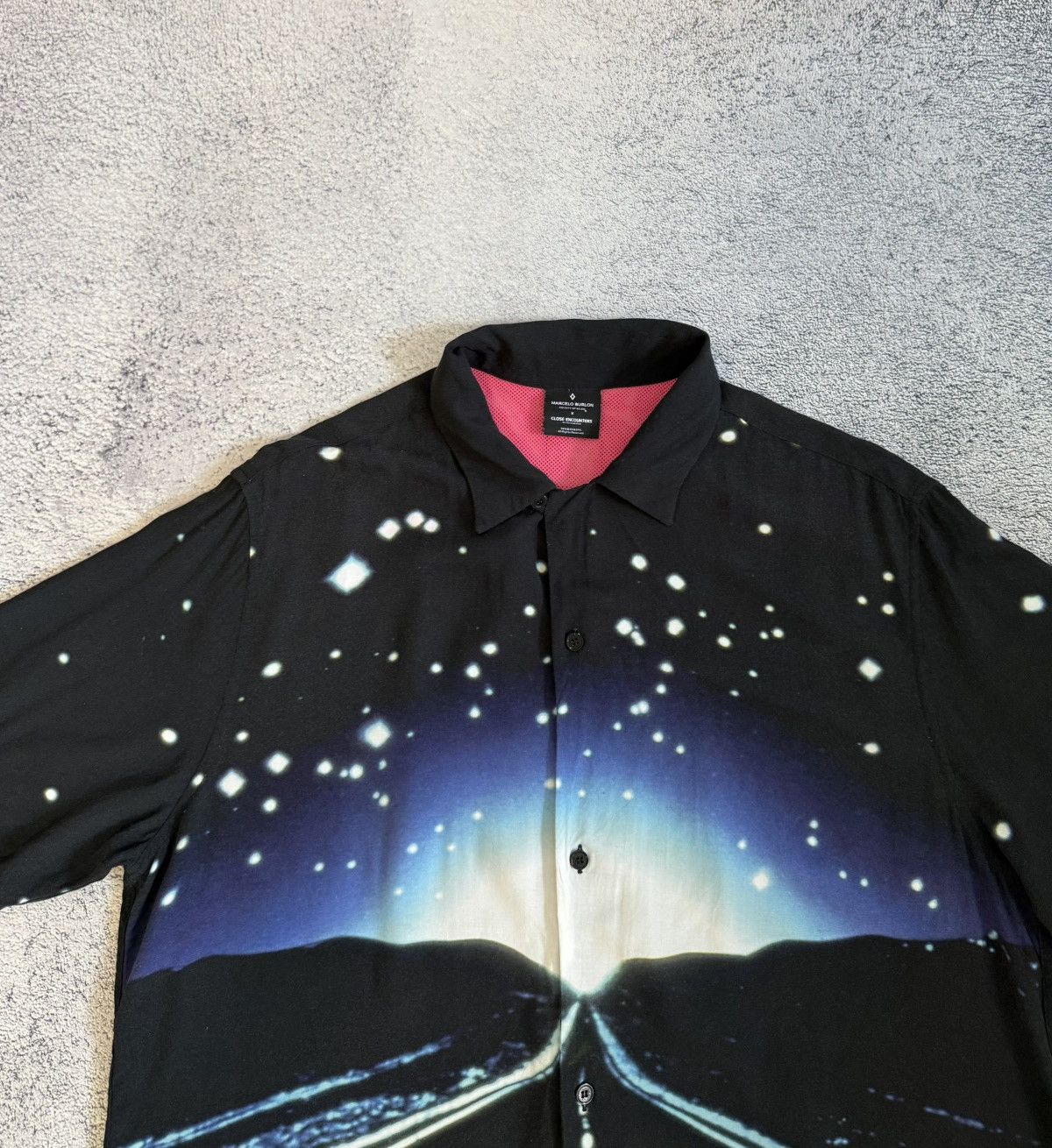 Marcelo Burlon Marcelo Burlon Close Encounters Highway Shirt Viscose MItaly Size US M / EU 48-50 / 2 - 7 Thumbnail